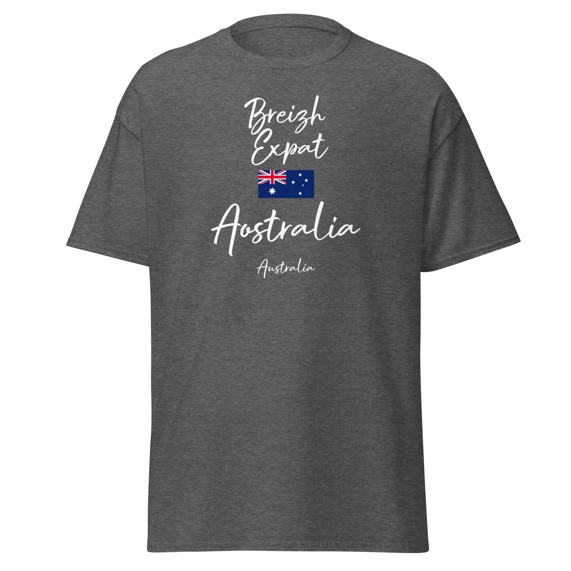 T-shirt Breizh Expat Bretons d'Australie t-shirt Bevet Breizh Gris Foncé Chiné S 