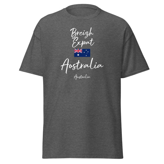 T-shirt Breizh Expat Bretons d'Australie t-shirt Bevet Breizh Gris Foncé Chiné S 