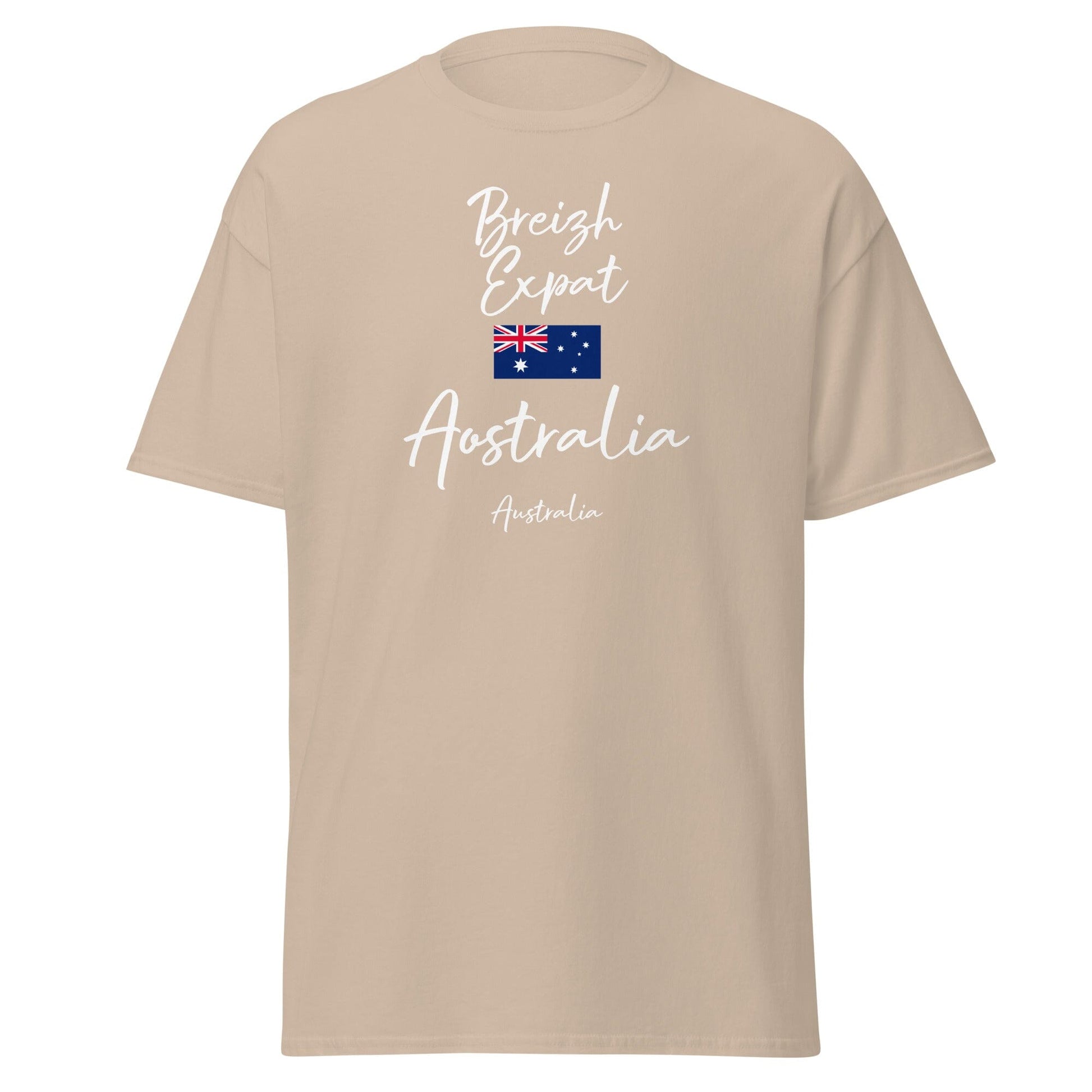 T-shirt Breizh Expat Bretons d'Australie t-shirt Bevet Breizh Sable S 