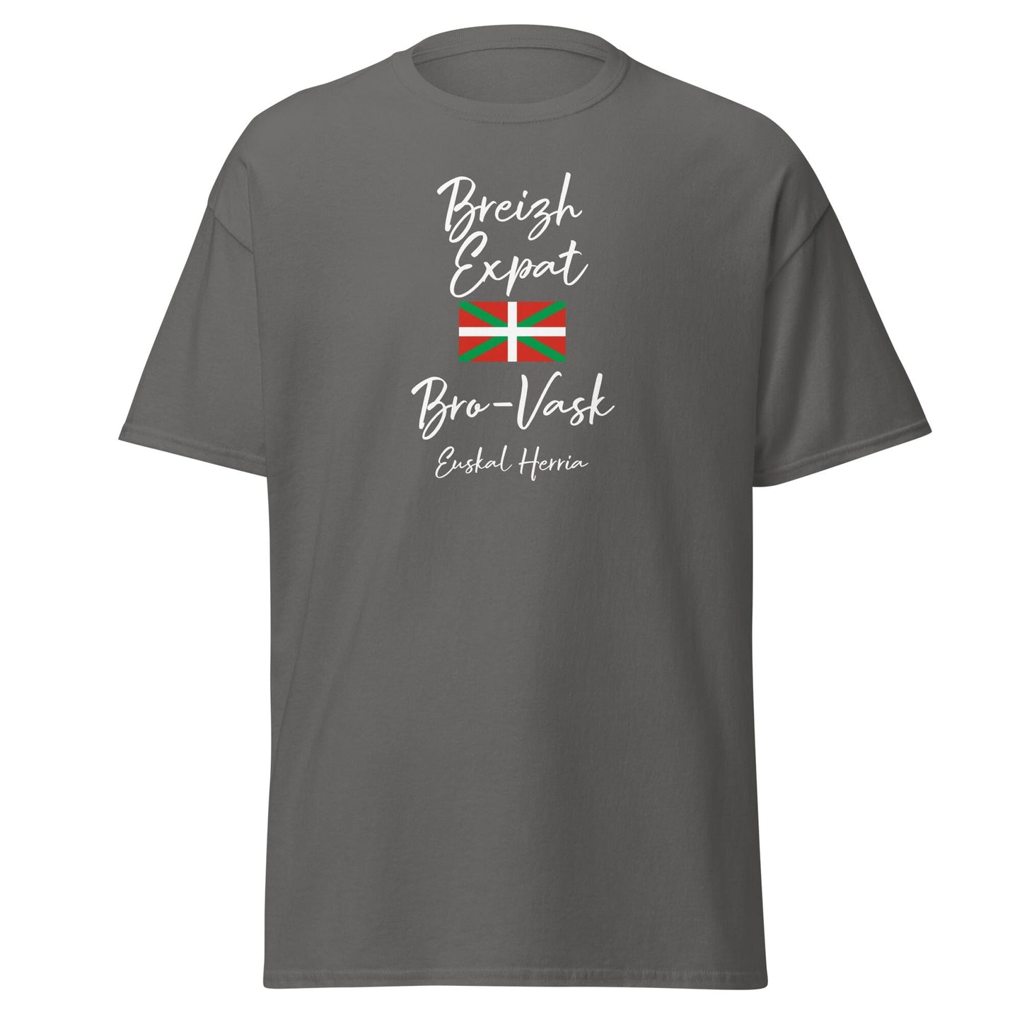 T-shirt Breizh Expat Bretons du Pays basque t-shirt Bevet Breizh Anthracite S 