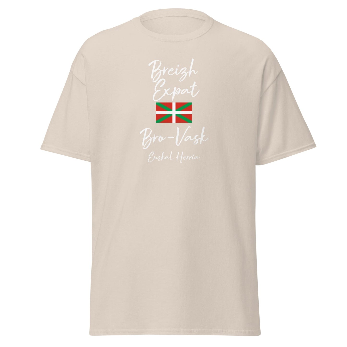 T-shirt Breizh Expat Bretons du Pays basque t-shirt Bevet Breizh Beige clair S 