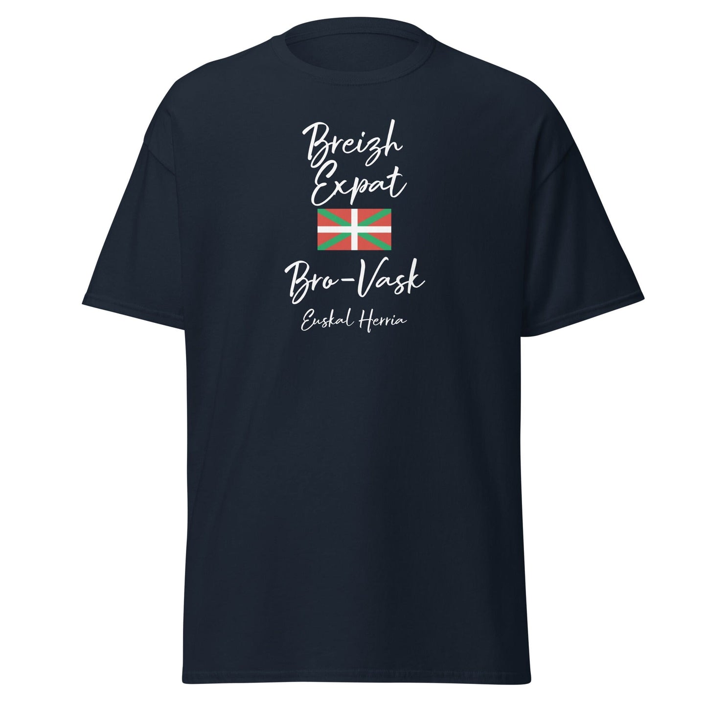 T-shirt Breizh Expat Bretons du Pays basque t-shirt Bevet Breizh Bleu Marine S 