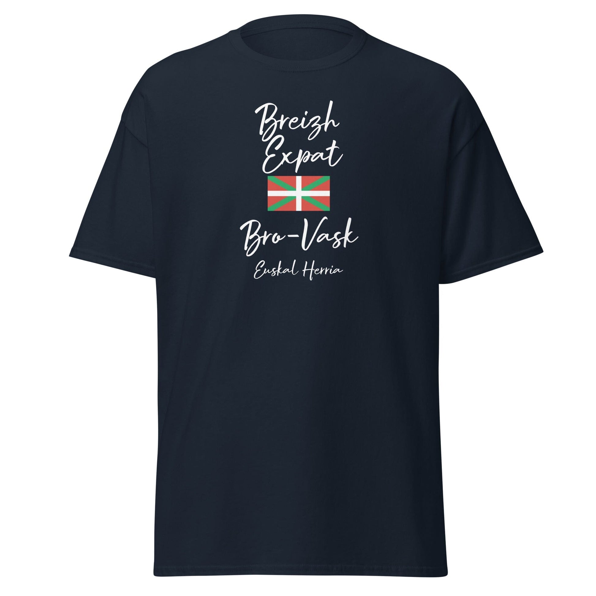 T-shirt Breizh Expat Bretons du Pays basque t-shirt Bevet Breizh Bleu Marine S 