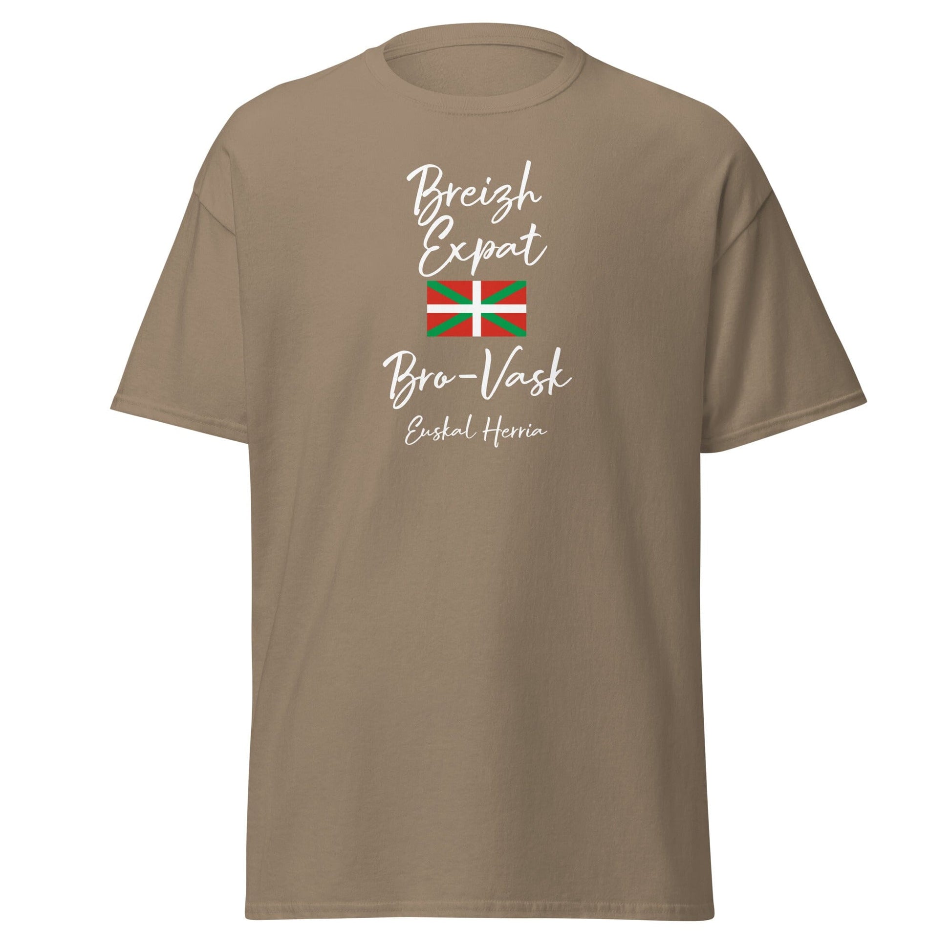 T-shirt Breizh Expat Bretons du Pays basque t-shirt Bevet Breizh Brown Savana S 