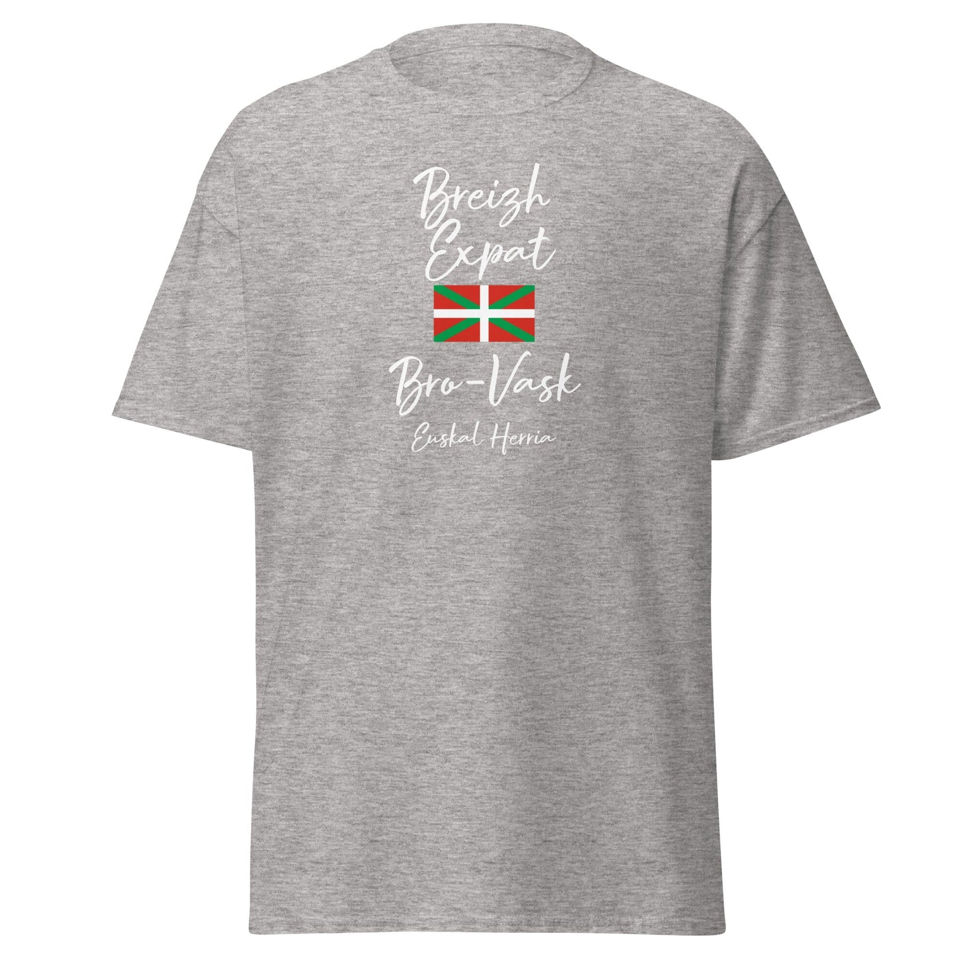 T-shirt Breizh Expat Bretons du Pays basque t-shirt Bevet Breizh Gris Sport S 