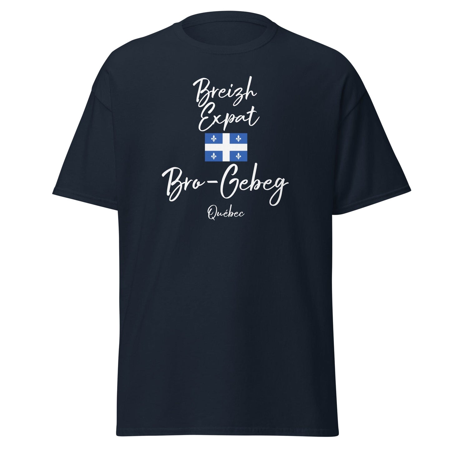 T-shirt Breizh Expat Bretons du Québec t-shirt Bevet Breizh Bleu Marine S 