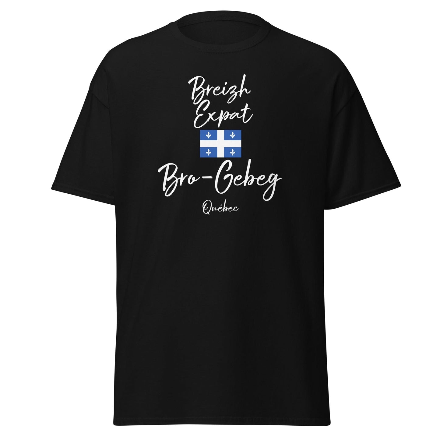 T-shirt Breizh Expat Bretons du Québec t-shirt Bevet Breizh Noir S 