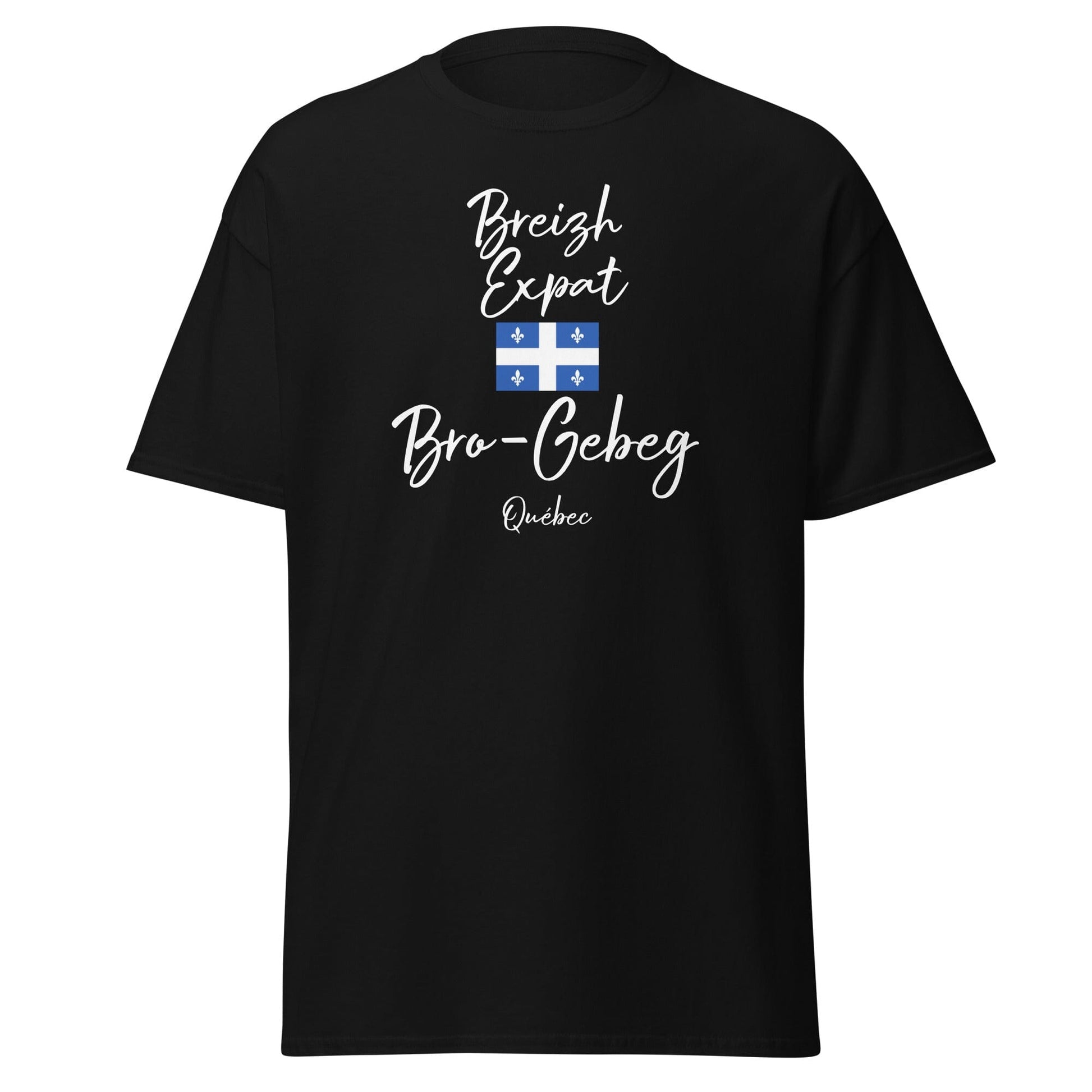 T-shirt Breizh Expat Bretons du Québec t-shirt Bevet Breizh Noir S 