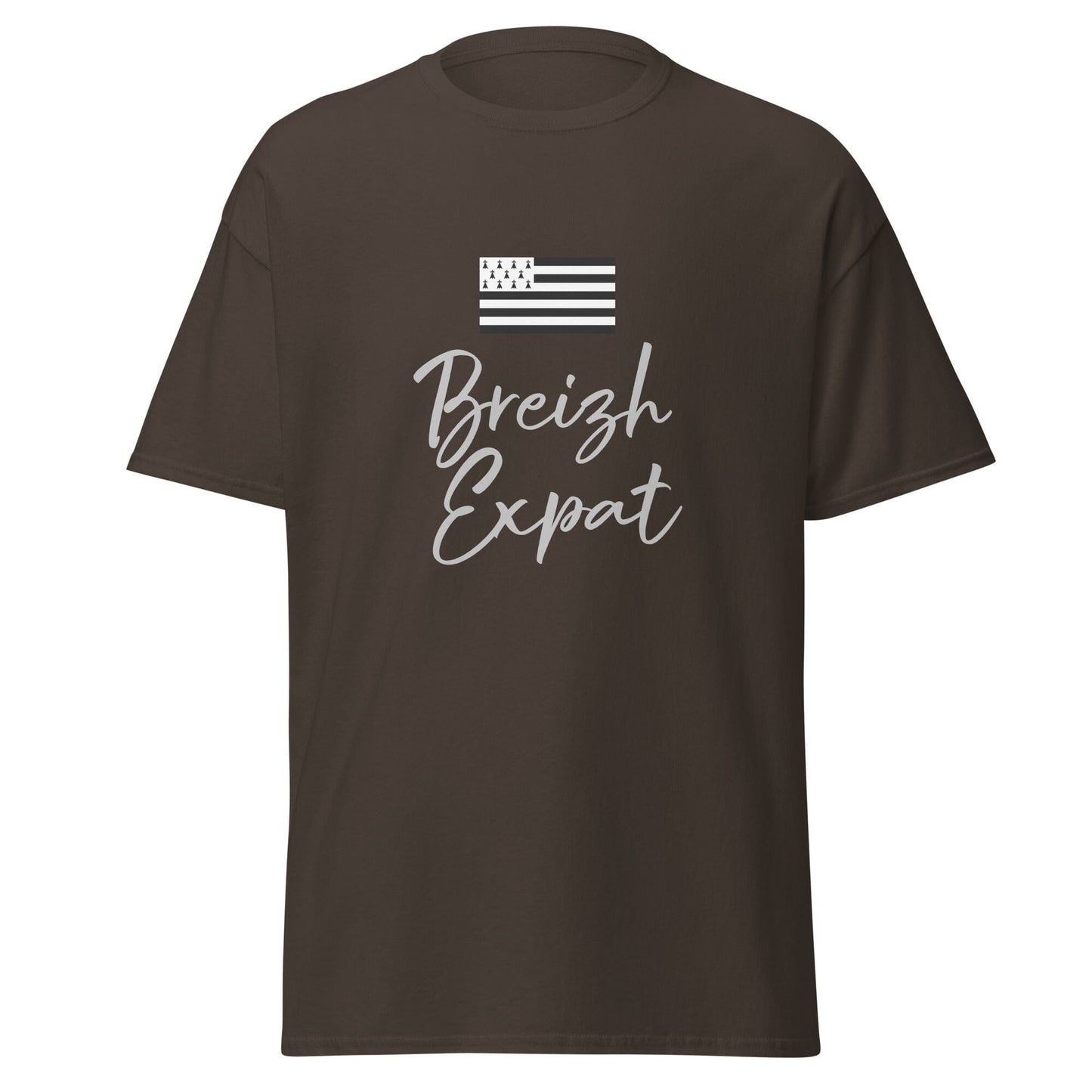 T-shirt Breizh Expat homme t-shirt Bevet Breizh Chocolat Noir S 