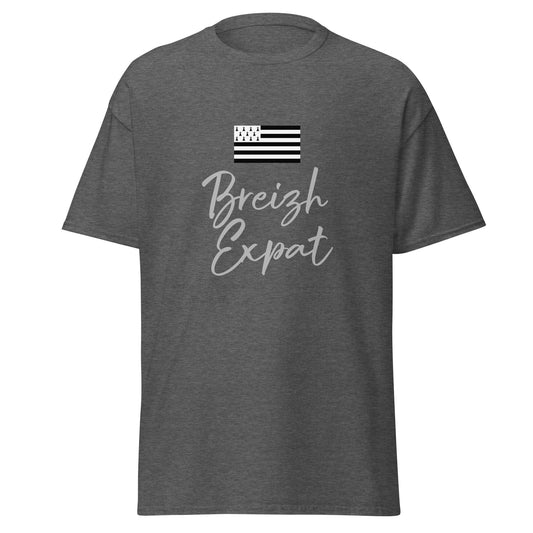 T-shirt Breizh Expat homme t-shirt Bevet Breizh Gris Foncé Chiné S 