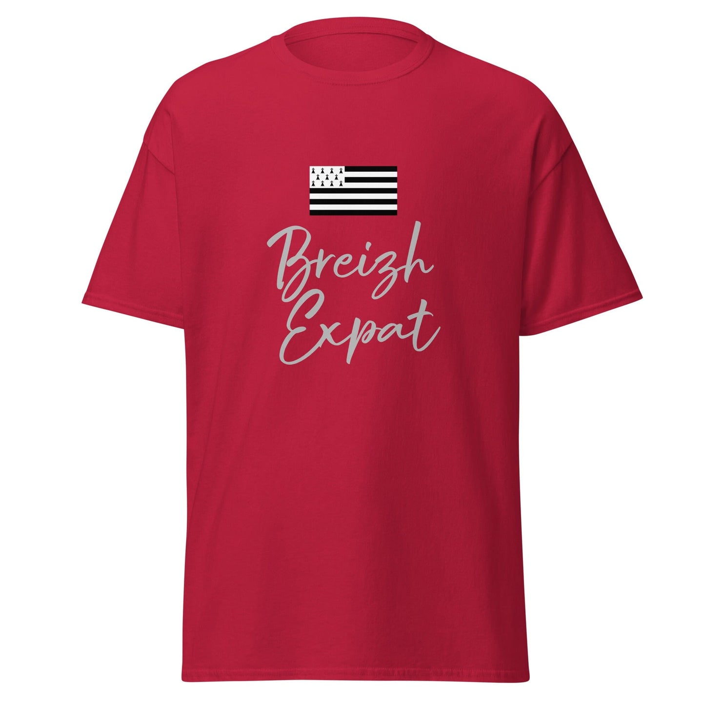 T-shirt Breizh Expat homme t-shirt Bevet Breizh Rouge cardinal S 