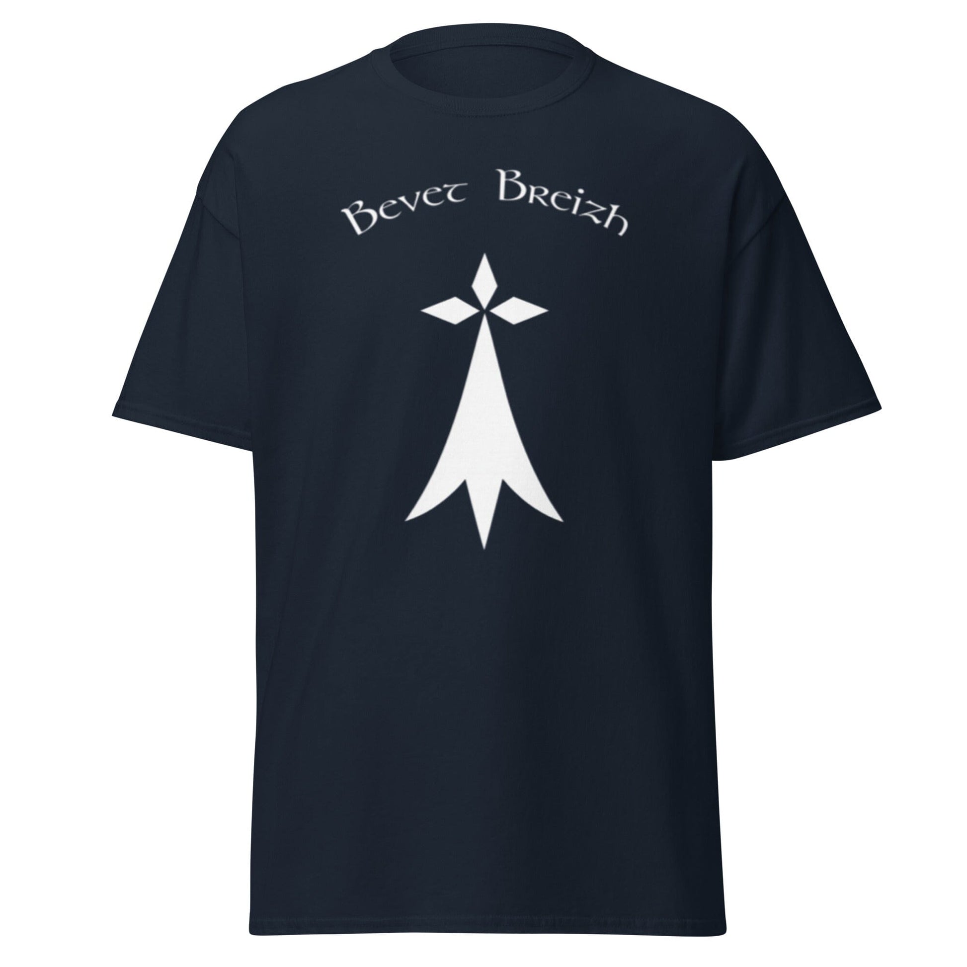 T-shirt Bro Gozh Ma Zadoù pour homme Bevet Breizh Bleu Marine S 