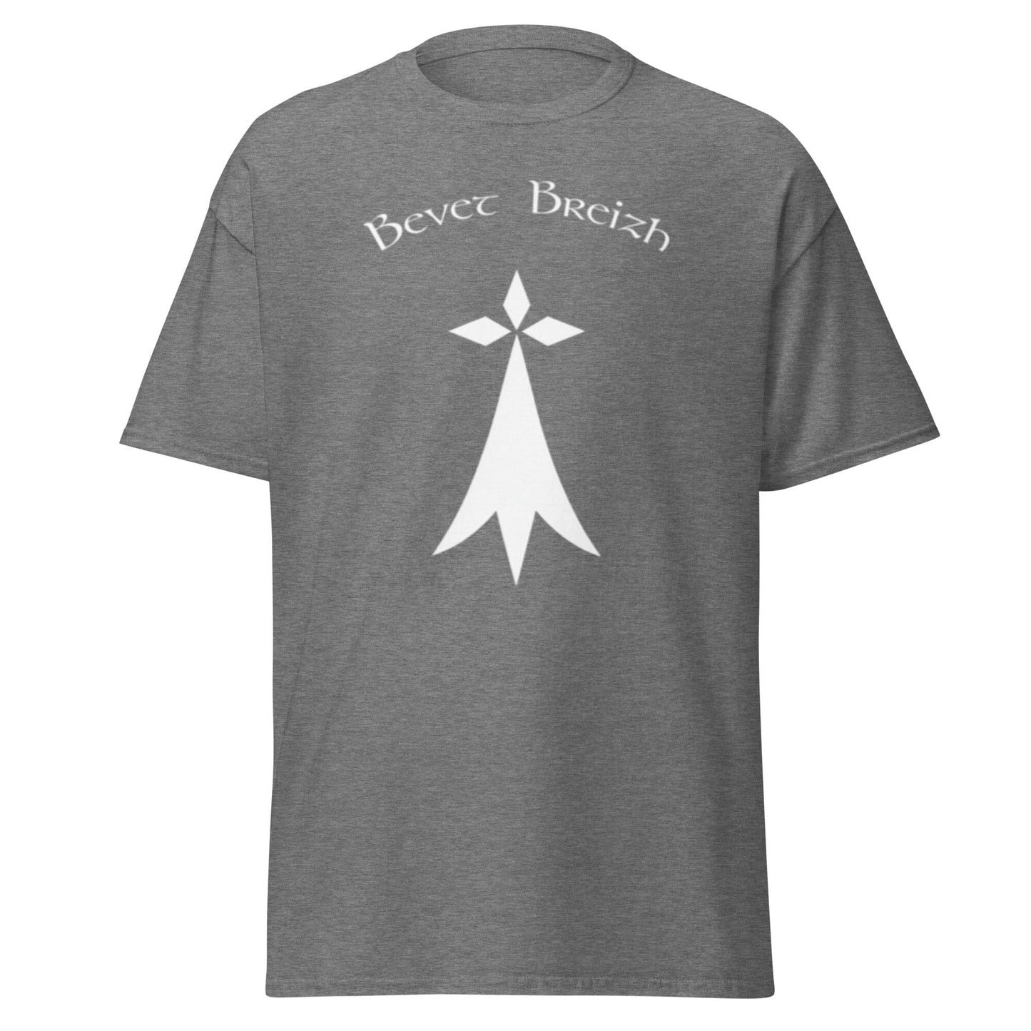 T-shirt Bro Gozh Ma Zadoù pour homme Bevet Breizh Graphite Heather S 