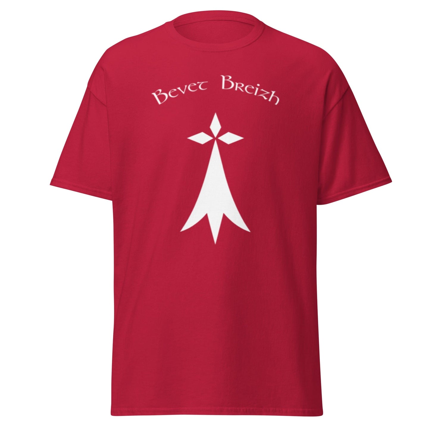 T-shirt Bro Gozh Ma Zadoù pour homme Bevet Breizh Rouge cardinal S 