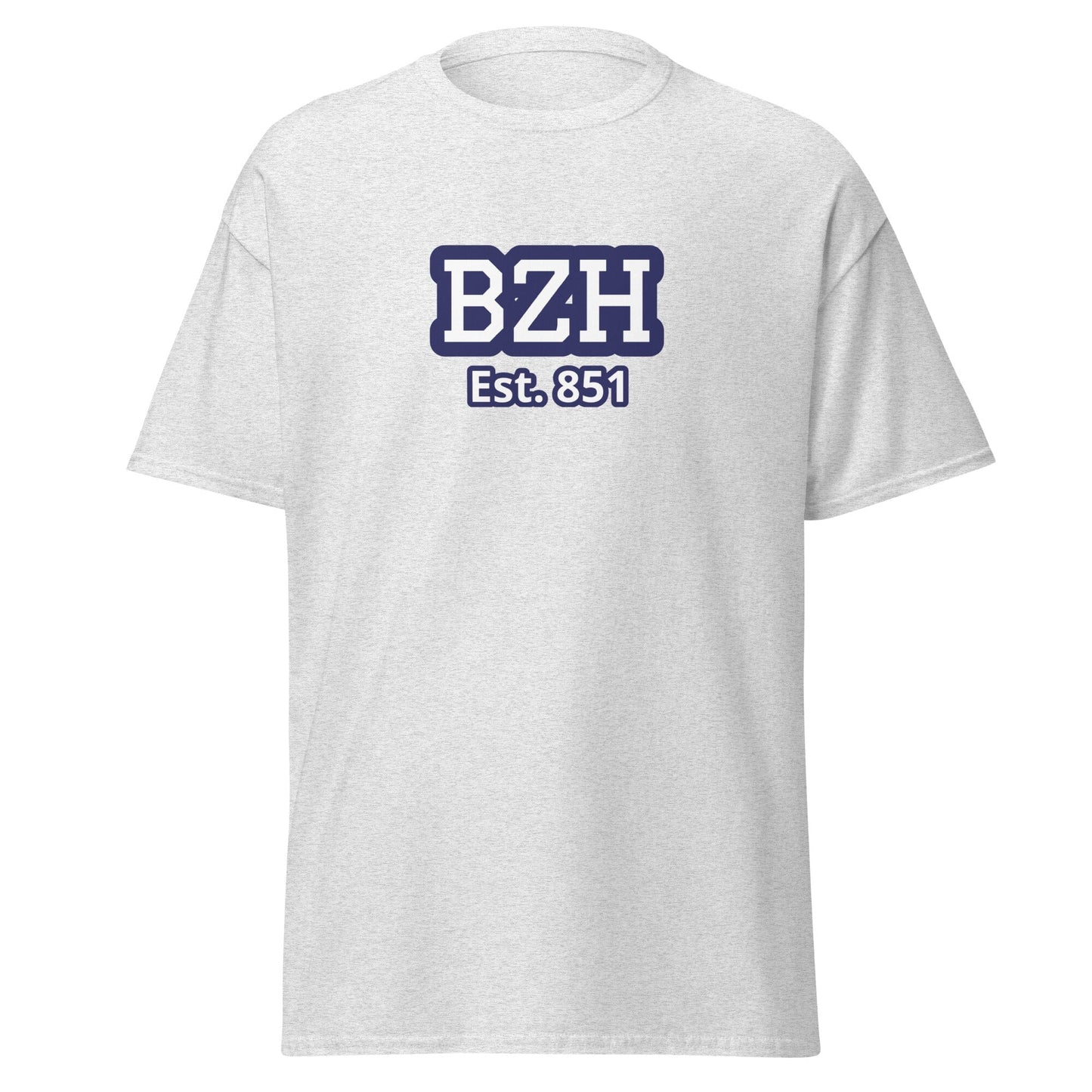 T-shirt BZH est. 851 pour homme t-shirt Bevet Breizh Gris Pinchard S 