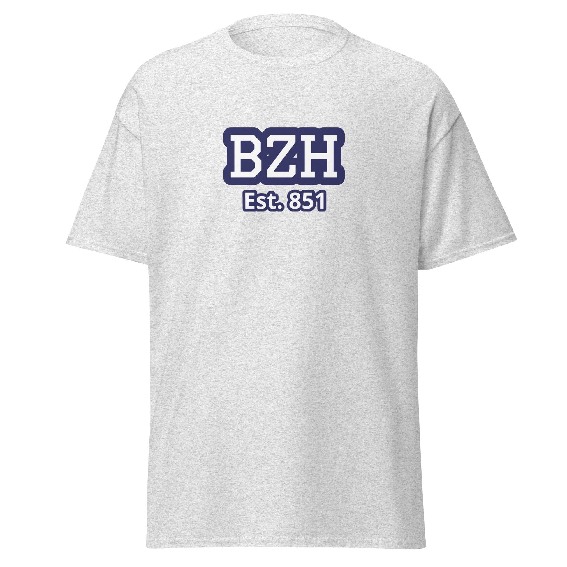 T-shirt BZH est. 851 pour homme t-shirt Bevet Breizh Gris Pinchard S 