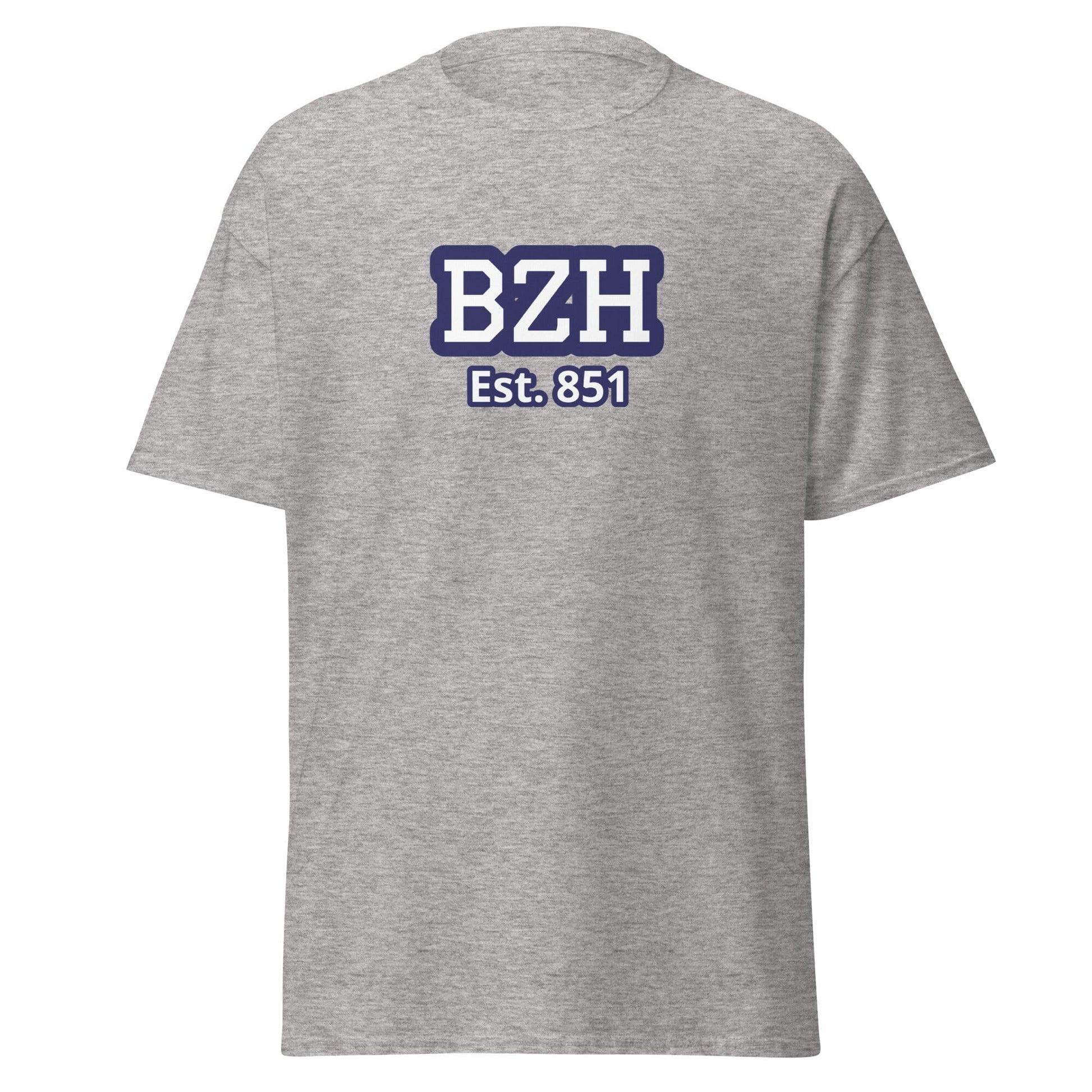 T-shirt BZH est. 851 pour homme t-shirt Bevet Breizh Gris Sport S 