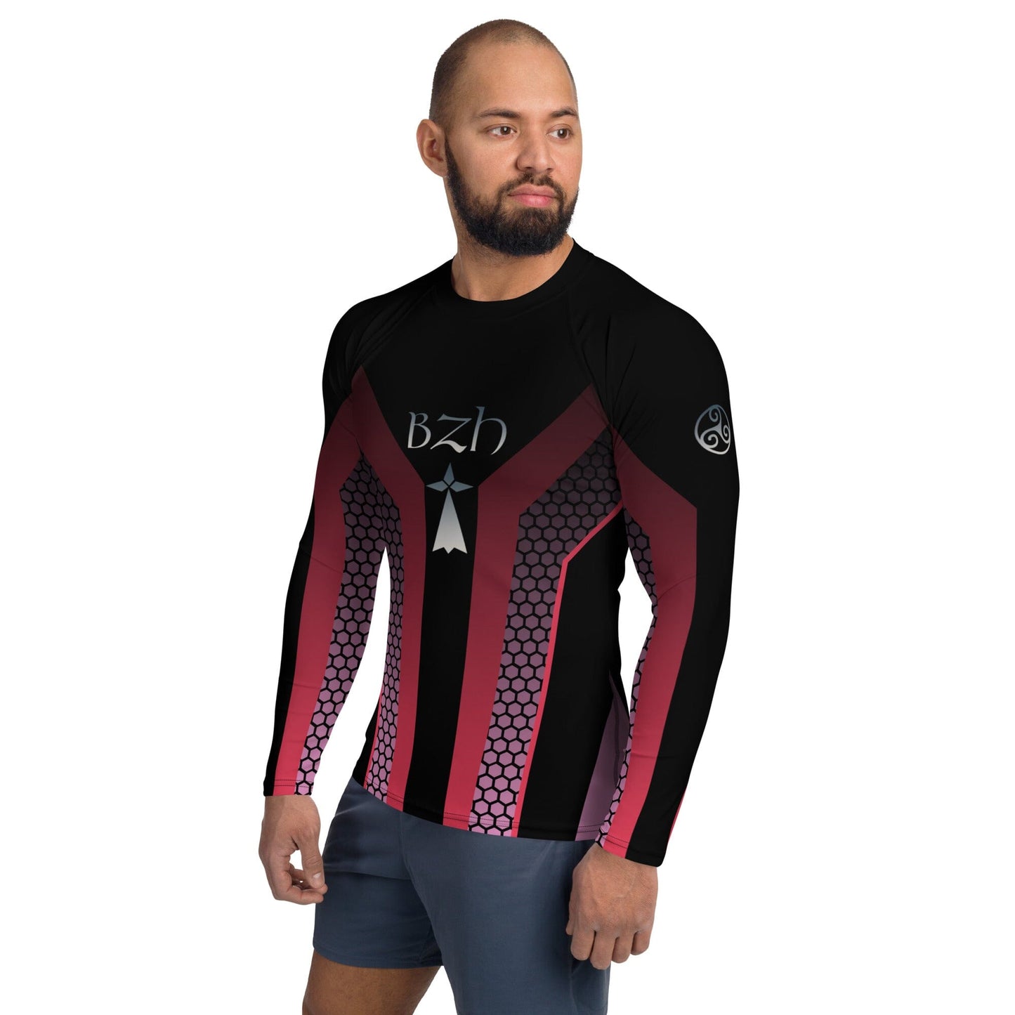 T-shirt de compression (rashguard) pour homme Bevet Breizh 