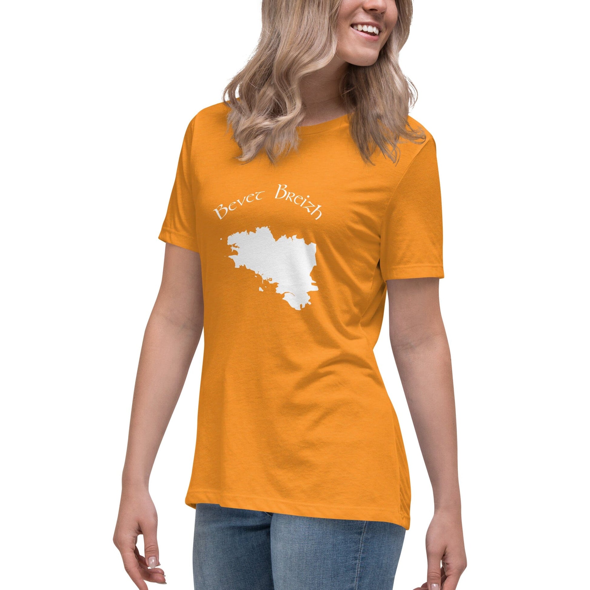 T-shirt Décontracté pour Femme Bevet breizh Bevet Breizh Heather Marmalade S 