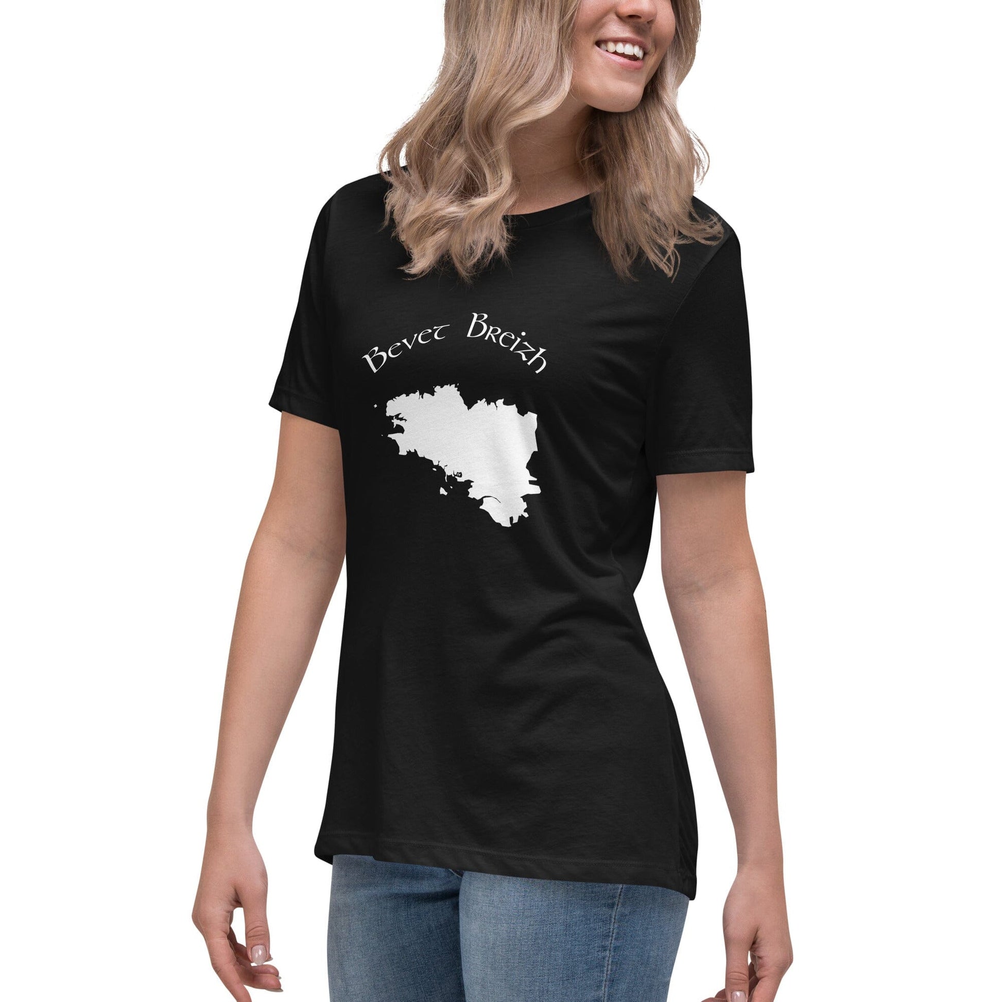 T-shirt Décontracté pour Femme Bevet breizh Bevet Breizh Noir S 