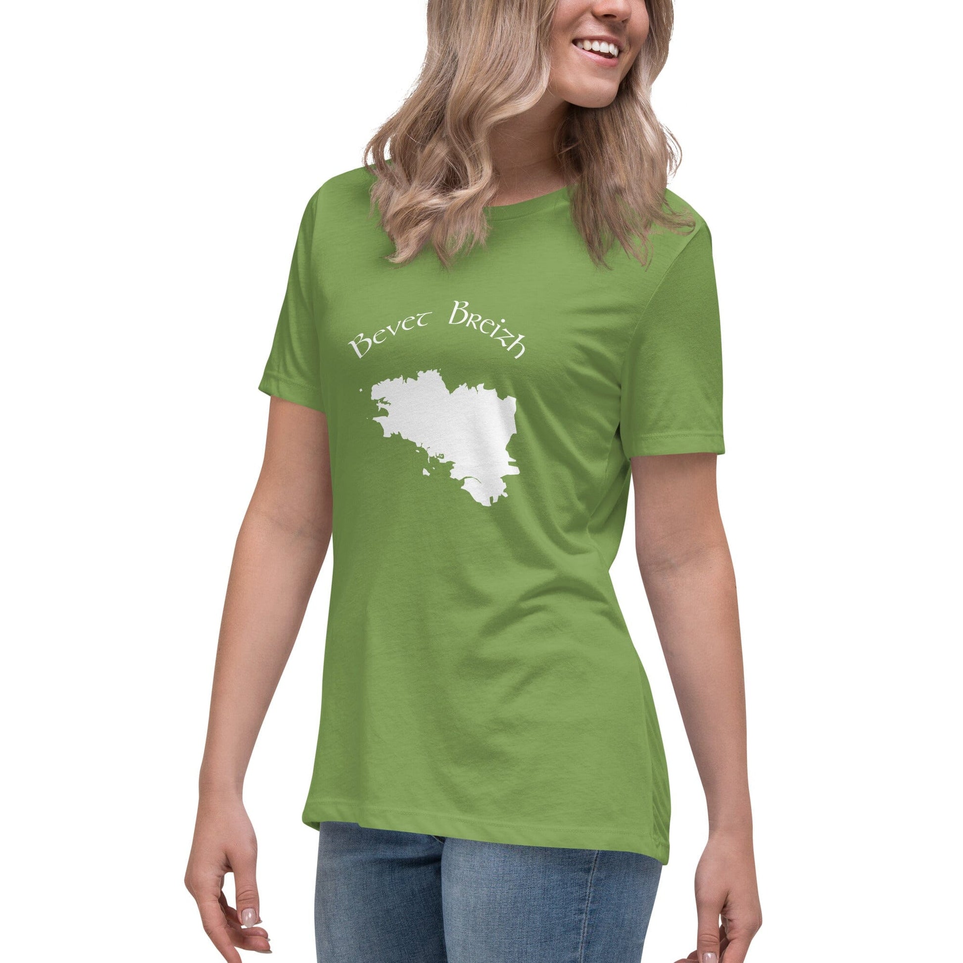 T-shirt Décontracté pour Femme Bevet breizh Bevet Breizh Vert gazon S 