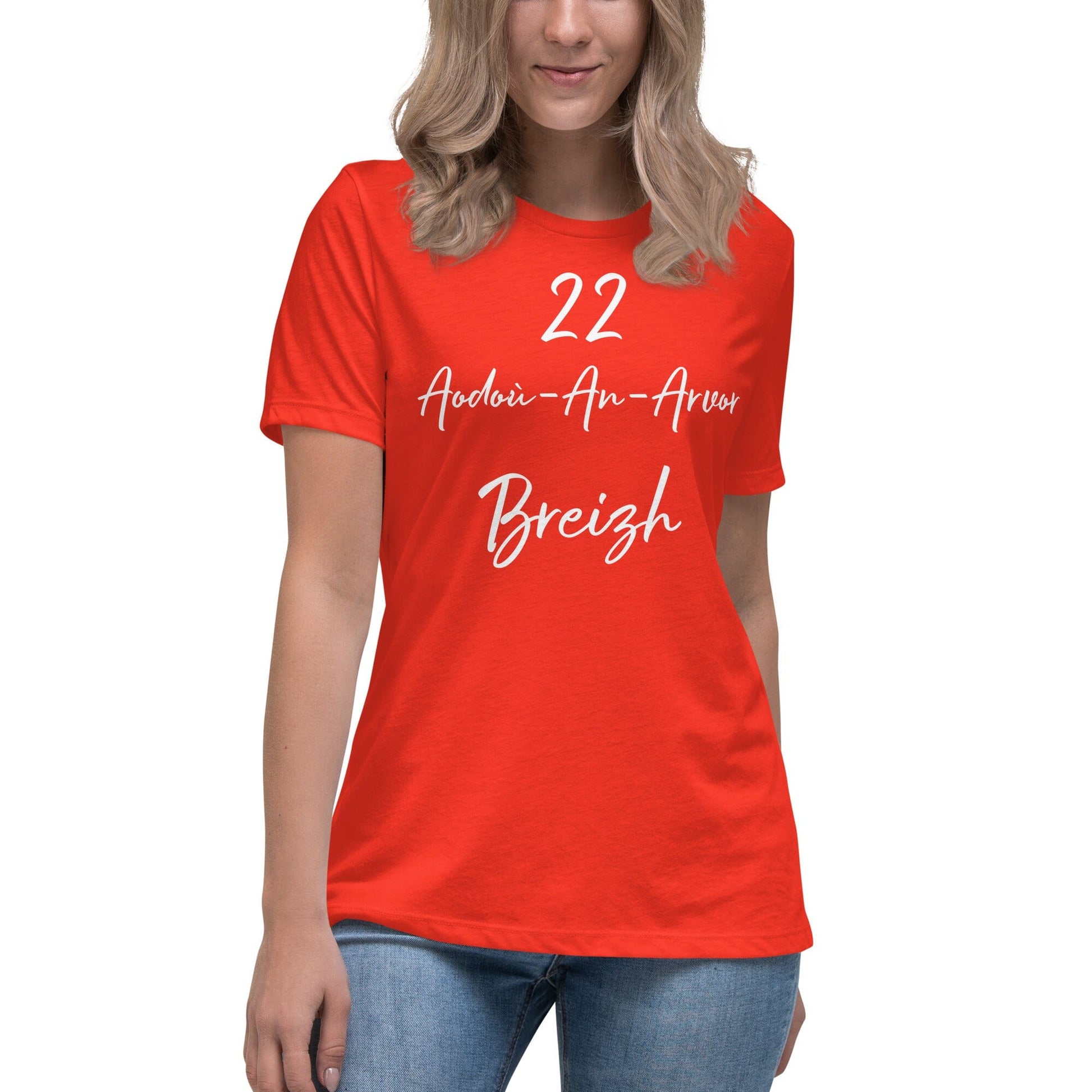 T-shirt femme 22 Aodoù-an-Arvor Breizh t-shirt Bevet Breizh Poppy S 