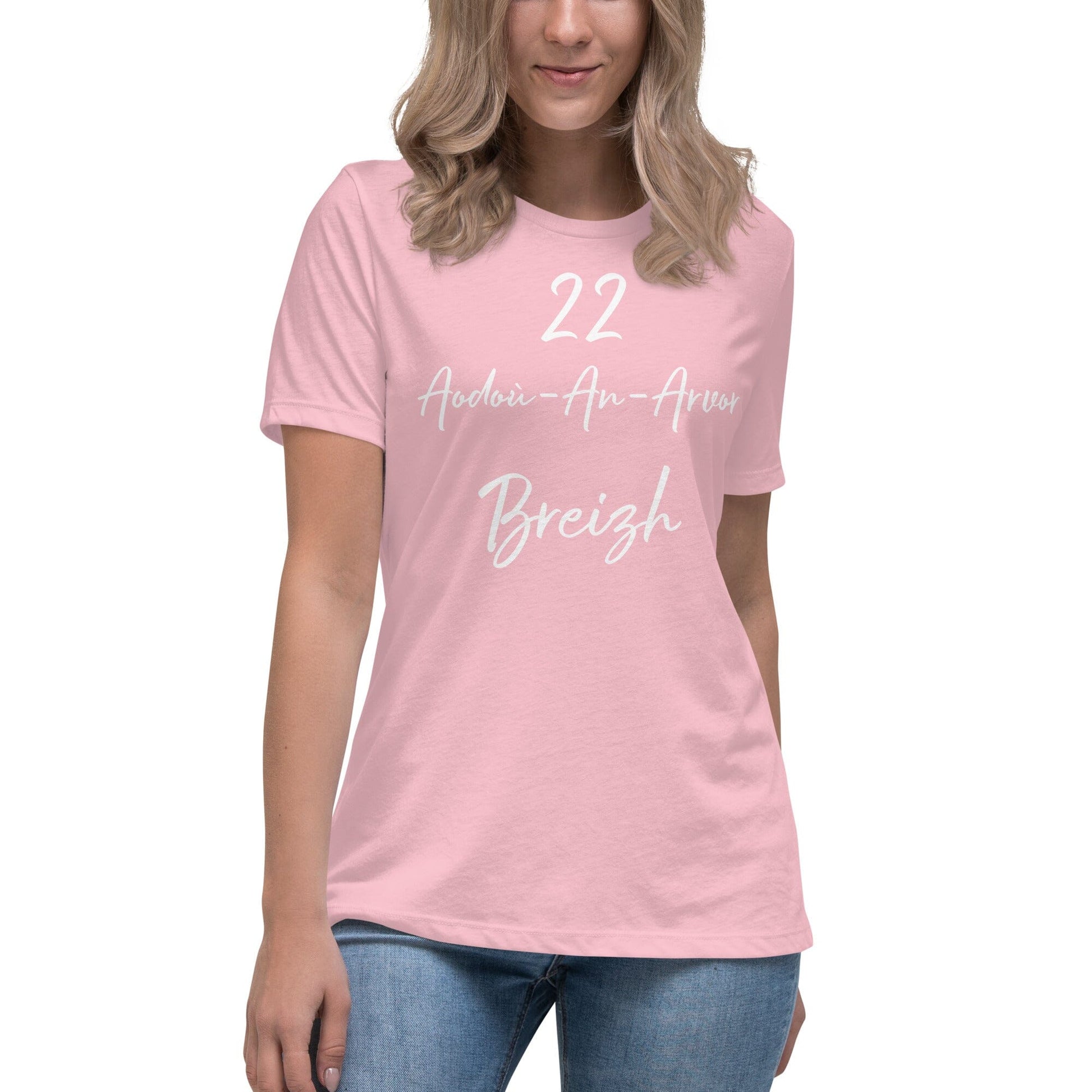 T-shirt femme 22 Aodoù-an-Arvor Breizh t-shirt Bevet Breizh Rose S 