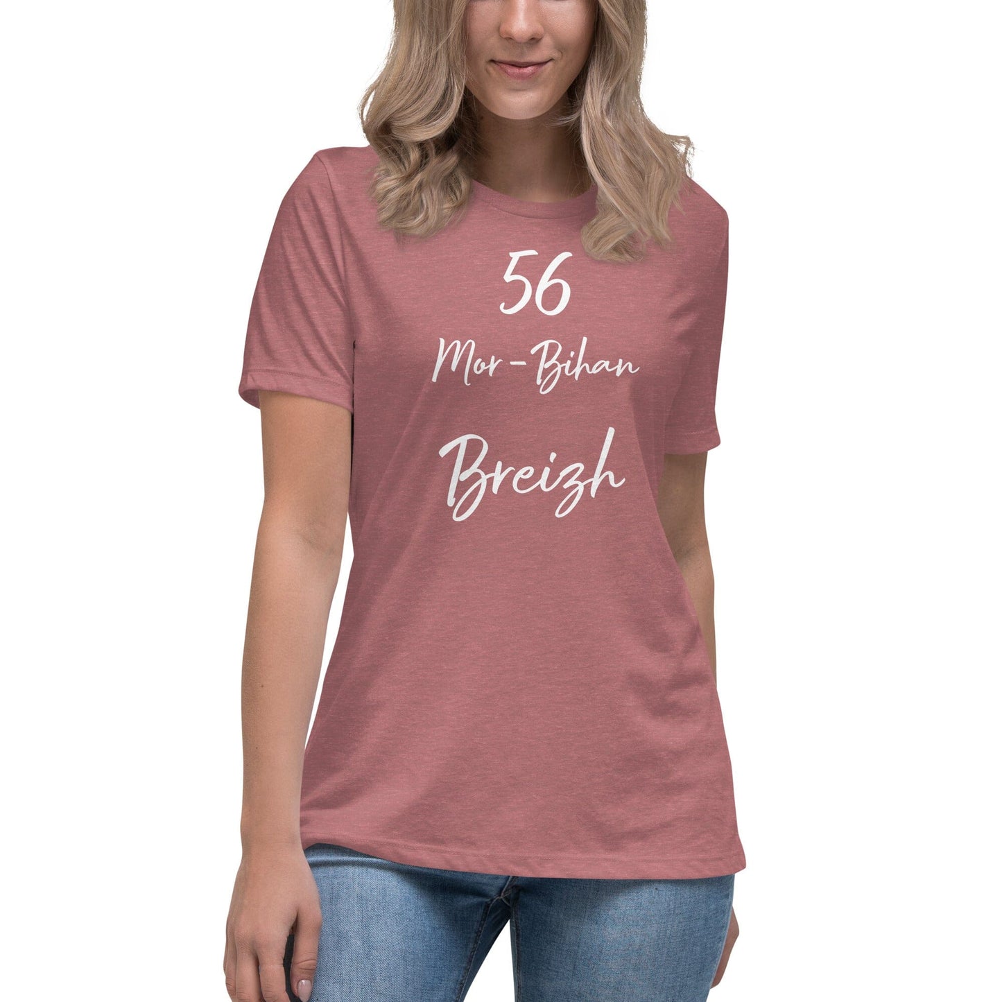 T-shirt femme 22 Mor-Bihan Breizh t-shirt Bevet Breizh Heather Mauve S 