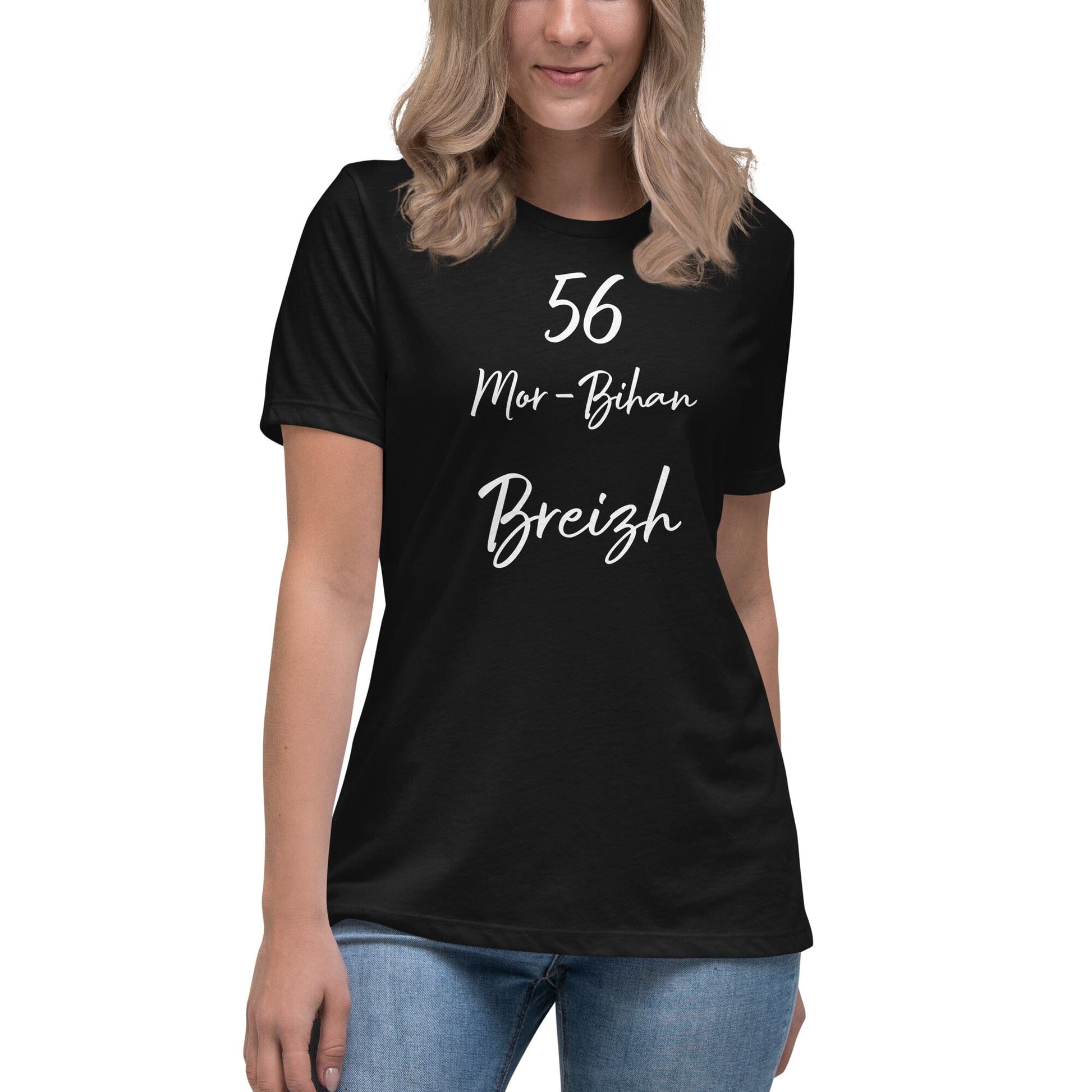 T-shirt femme 22 Mor-Bihan Breizh t-shirt Bevet Breizh Noir S 