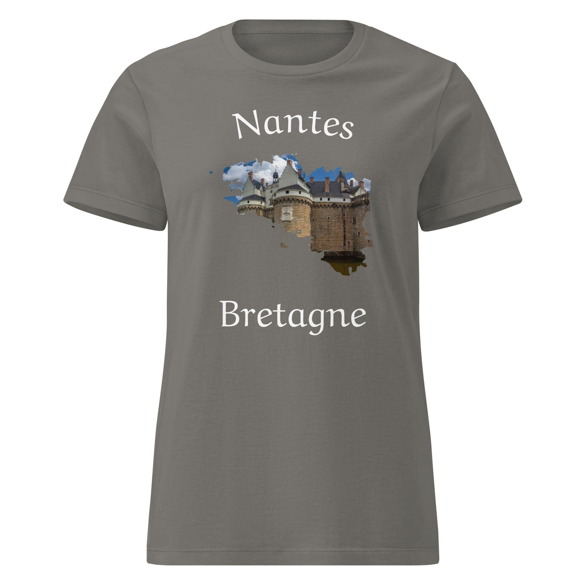 T-shirt femme Nantes en Bretagne t-shirt Bevet Breizh Anthracite S 
