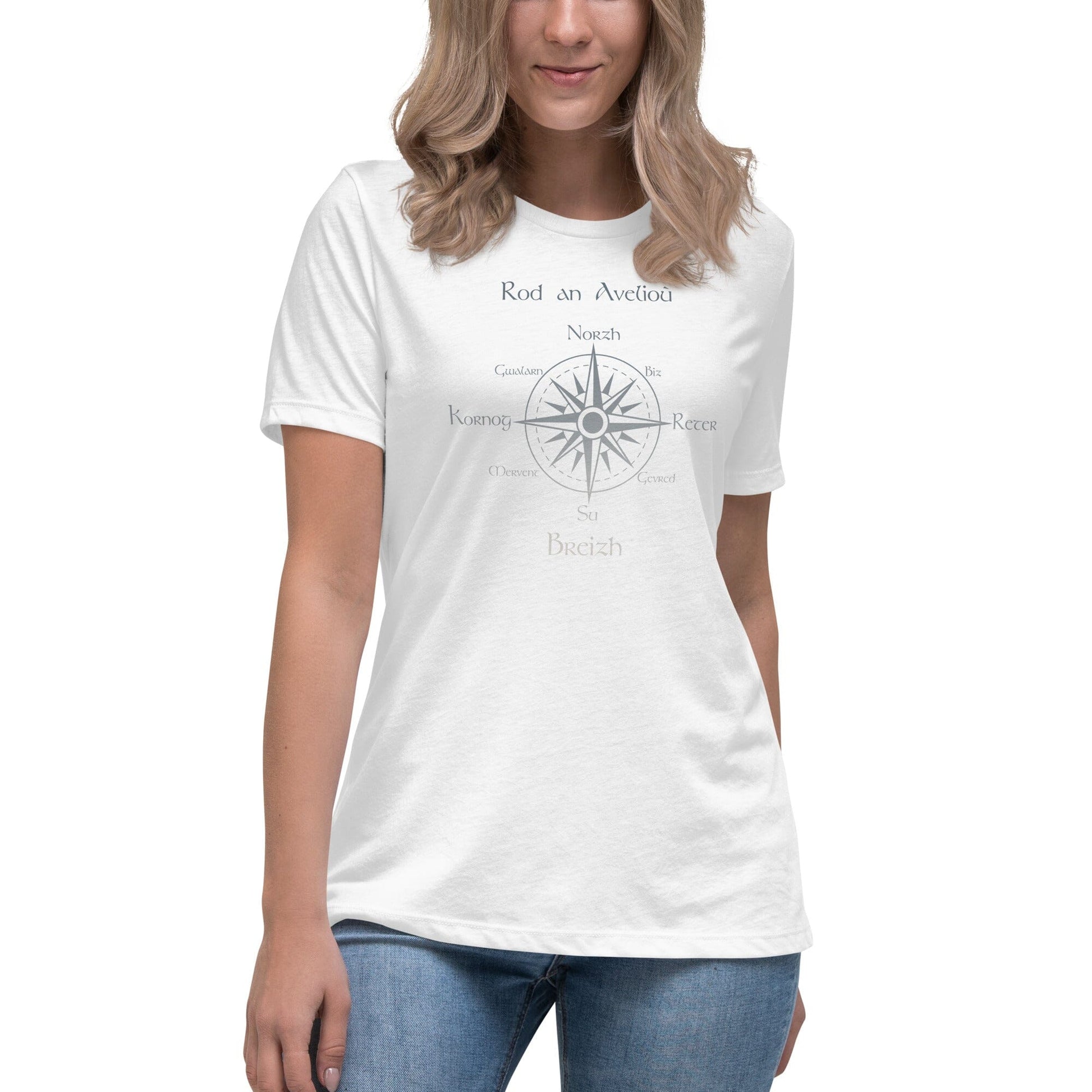 T-shirt Femme Rod an avelioù Bevet Breizh Blanc S 