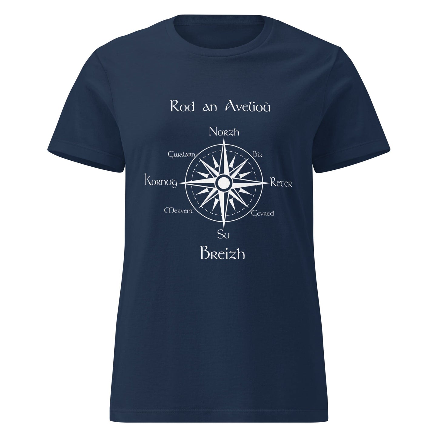 T-shirt Femme Rod an avelioù t-shirt Bevet Breizh Bleu Marine S 