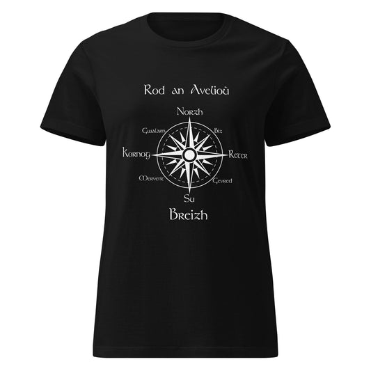T-shirt Femme Rod an avelioù t-shirt Bevet Breizh Noir S 