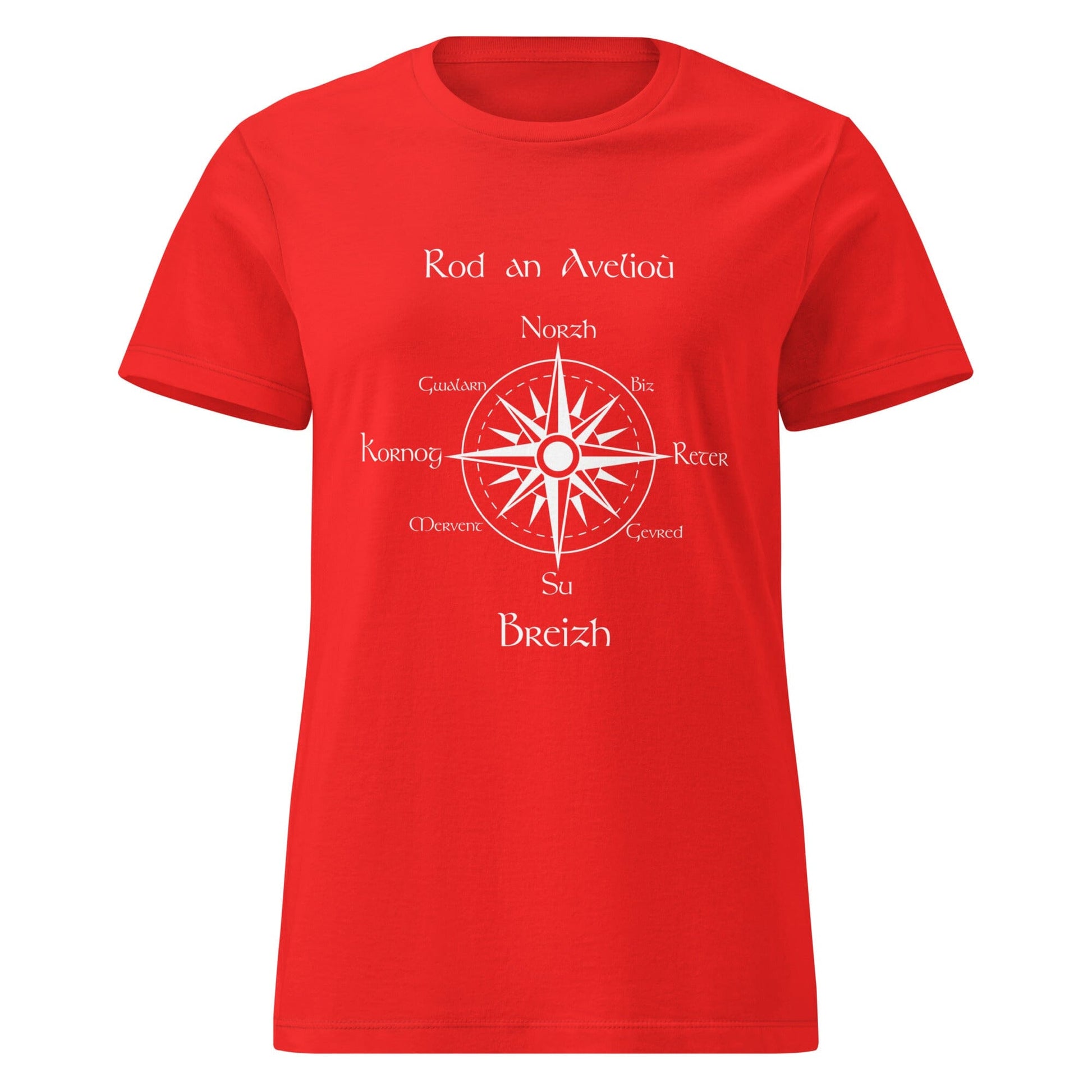 T-shirt Femme Rod an avelioù t-shirt Bevet Breizh Rouge S 
