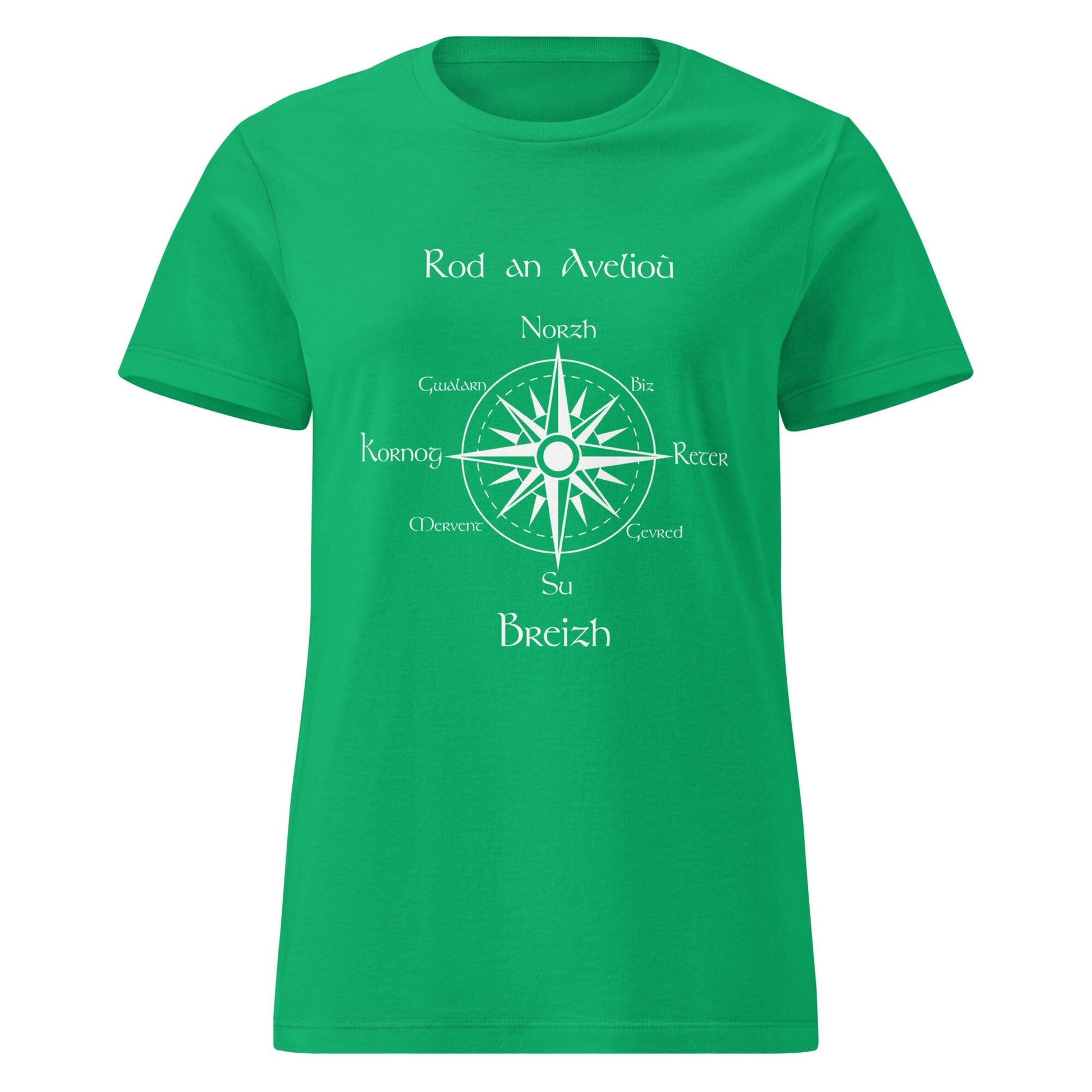 T-shirt Femme Rod an avelioù t-shirt Bevet Breizh Vert menthe S 