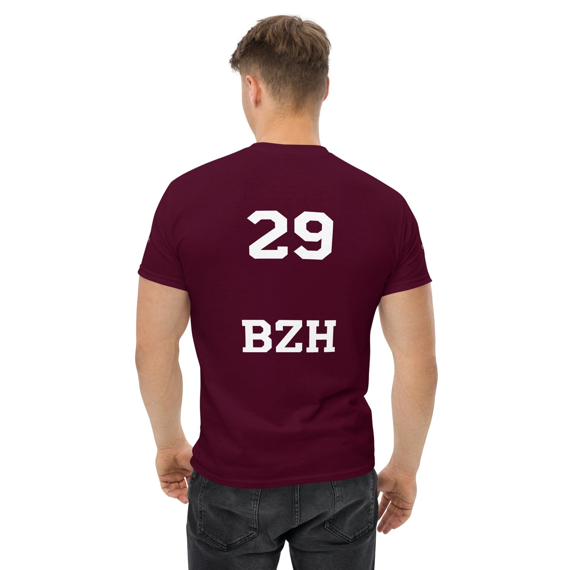 T-shirt homme 29 BZH Bevet Breizh Bordeaux S 