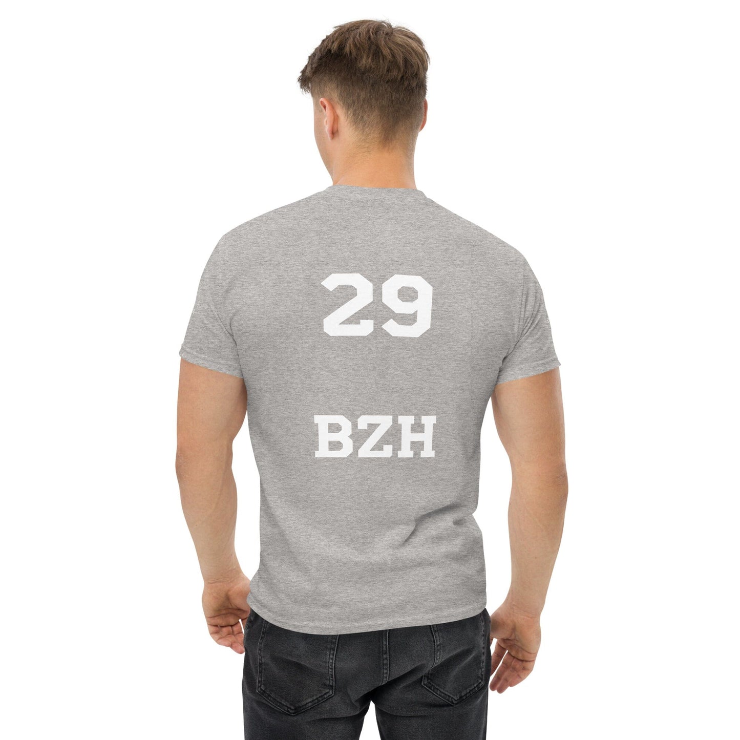 T-shirt homme 29 BZH Bevet Breizh Gris Sport S 