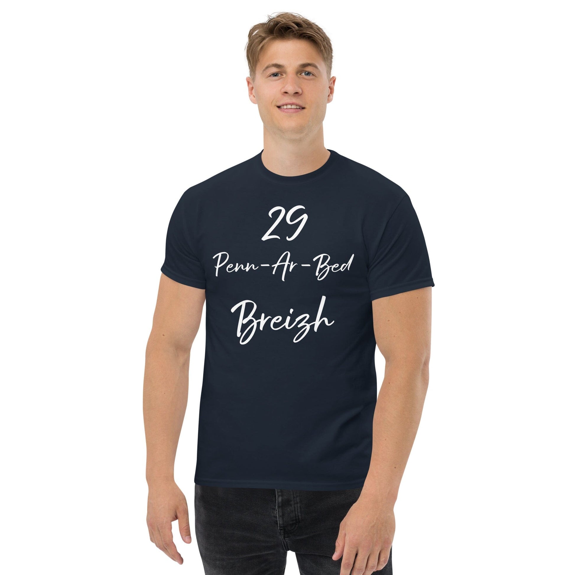 T-shirt homme 29 Penn-Ar-Bed Breizh Bevet Breizh Bleu Marine S 