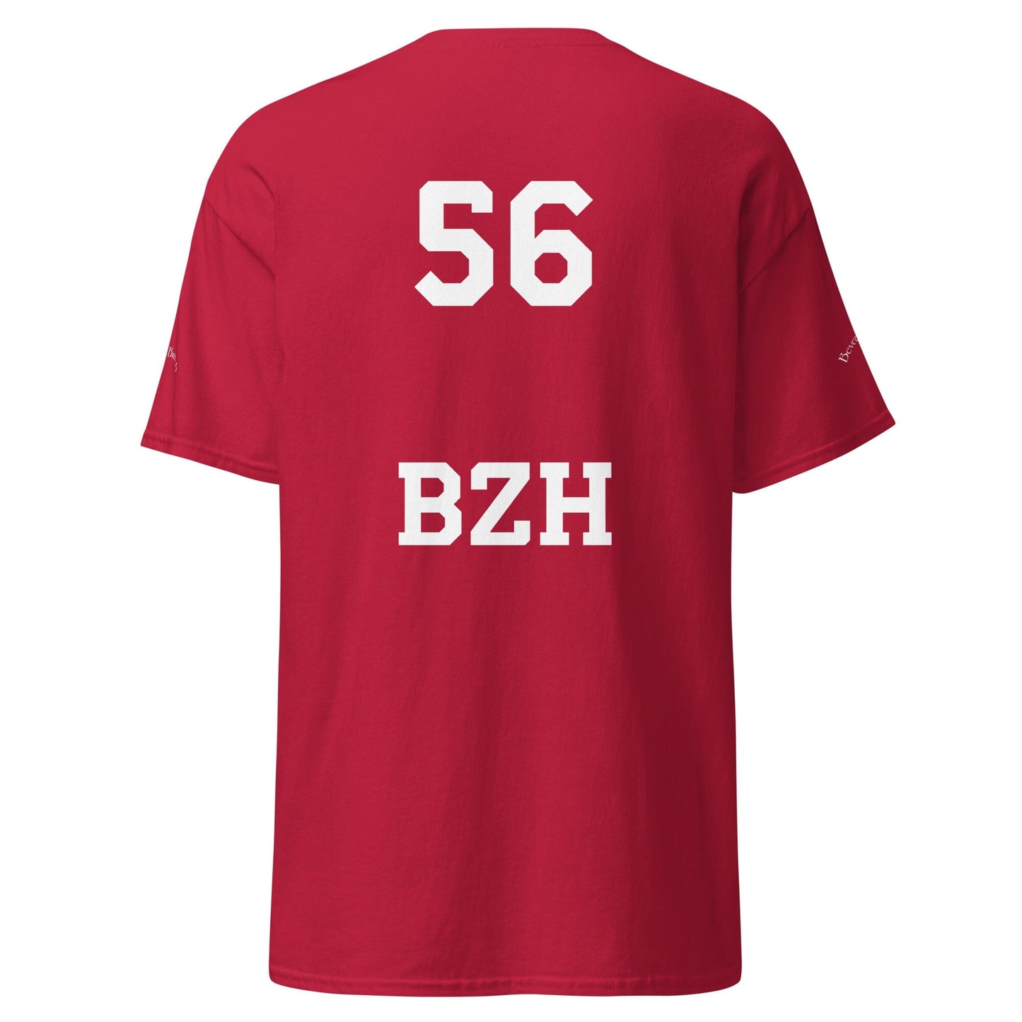 T-shirt homme 56 BZH t-shirt Bevet Breizh Rouge cardinal S 