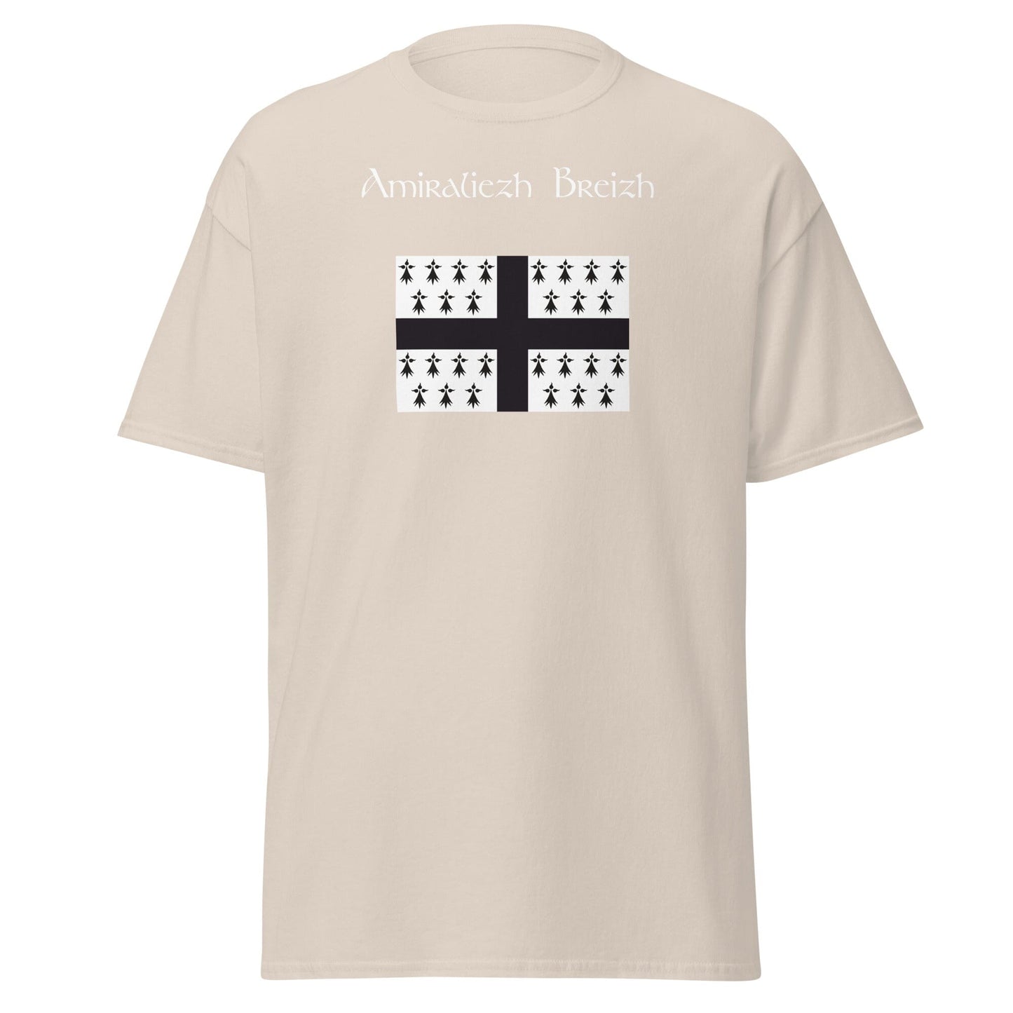 T-shirt homme Amiraliezh Breizh t-shirt Bevet Breizh Beige clair S 