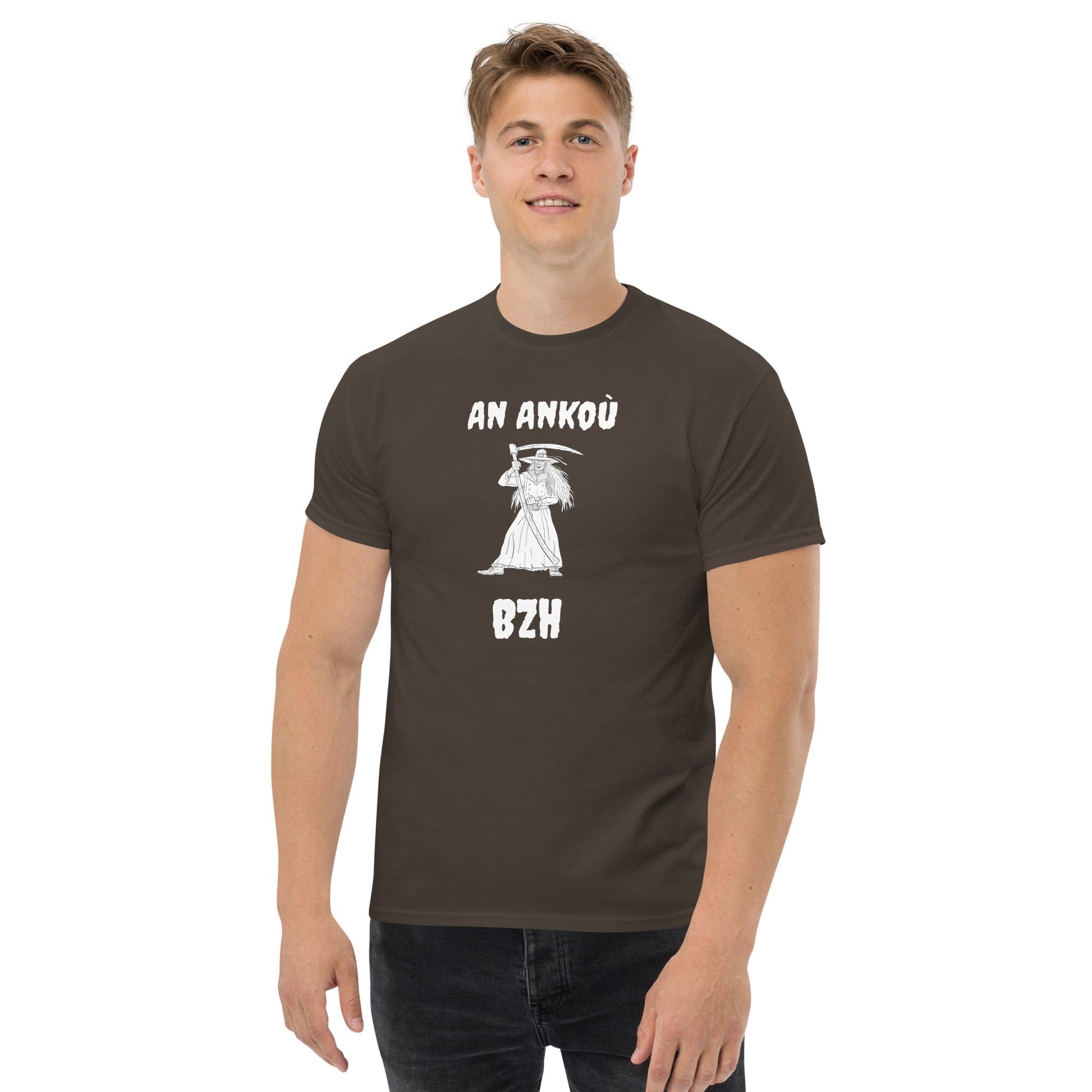 T-shirt homme An Ankoù Bevet Breizh Chocolat Noir S 