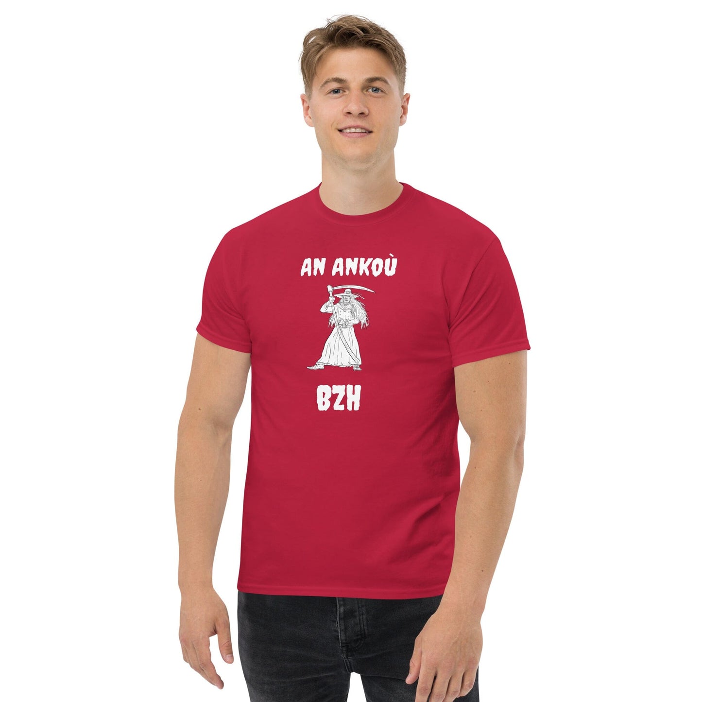 T-shirt homme An Ankoù Bevet Breizh Rouge cardinal S 