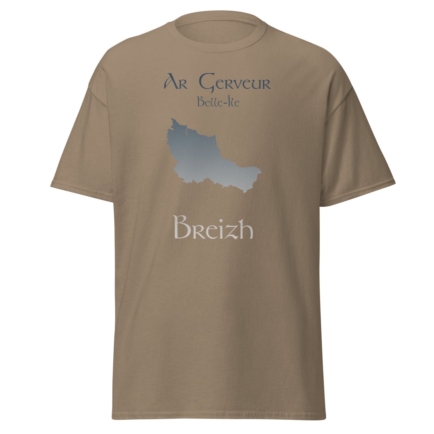 T-shirt homme Ar Gerveur Belle-Île Breizh t-shirt Bevet Breizh Brown Savana S 