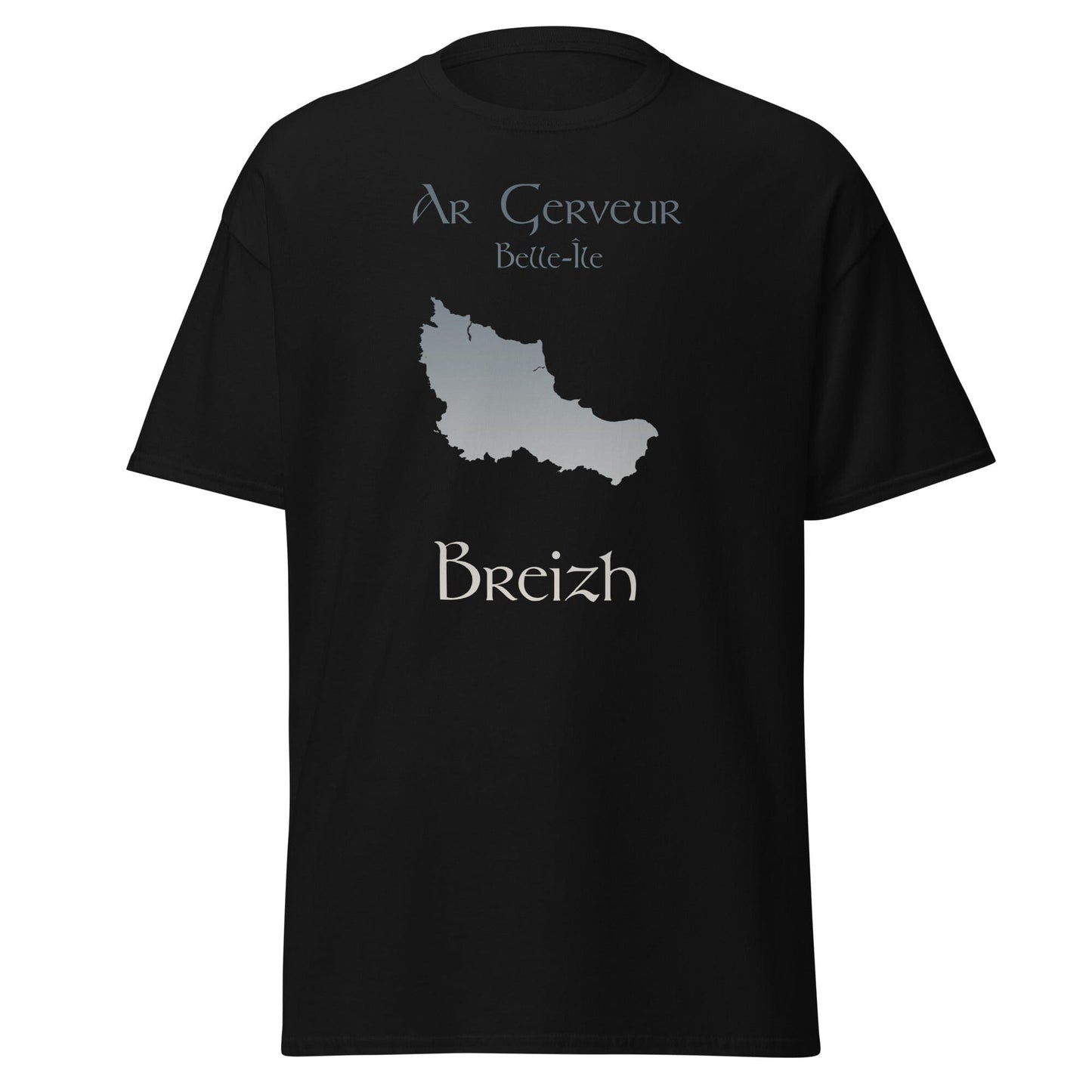 T-shirt homme Ar Gerveur Belle-Île Breizh t-shirt Bevet Breizh Noir S 