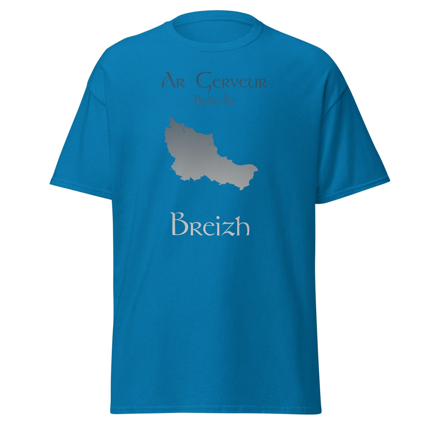 T-shirt homme Ar Gerveur Belle-Île Breizh t-shirt Bevet Breizh Saphir S 