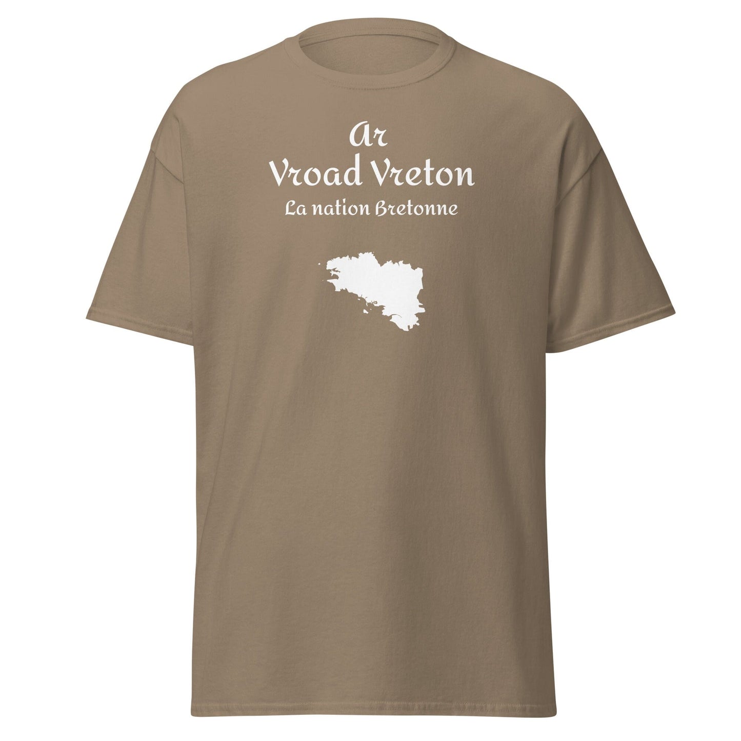 T-shirt homme Ar Vroad Vreton t-shirt Bevet Breizh Brown Savana S 