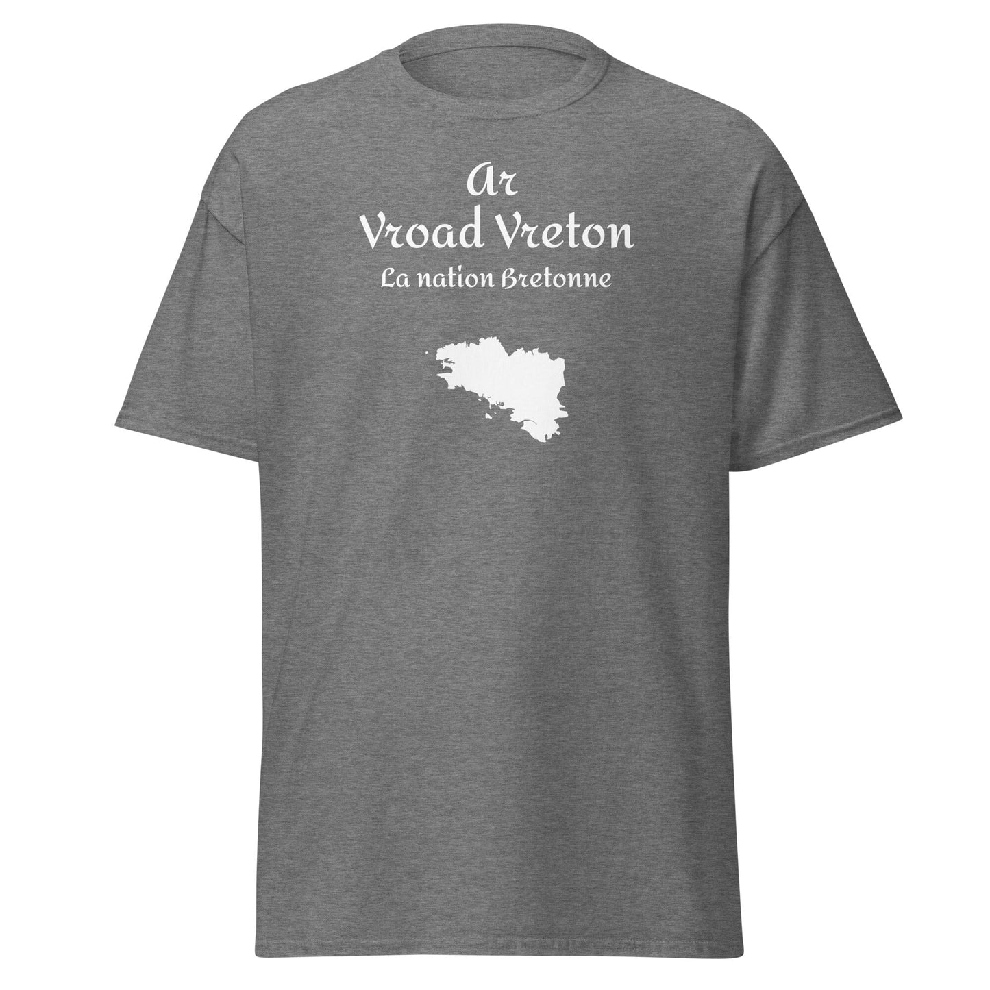 T-shirt homme Ar Vroad Vreton t-shirt Bevet Breizh Graphite Heather S 