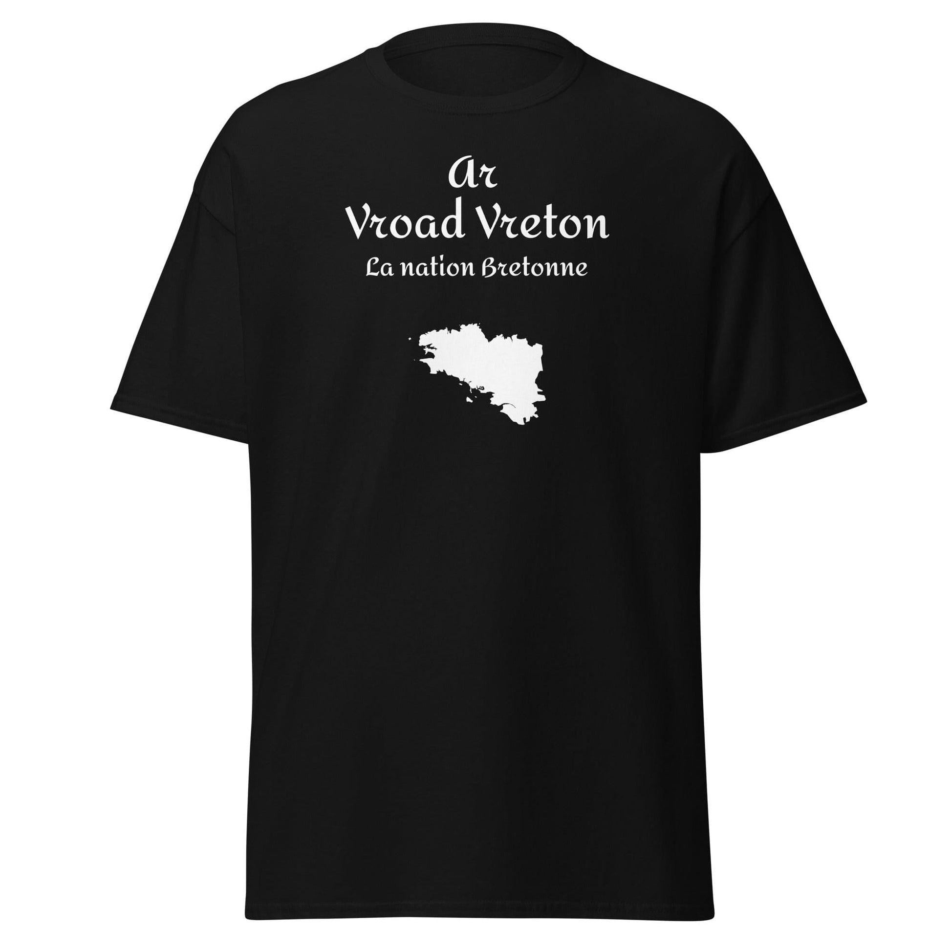 T-shirt homme Ar Vroad Vreton t-shirt Bevet Breizh Noir S 