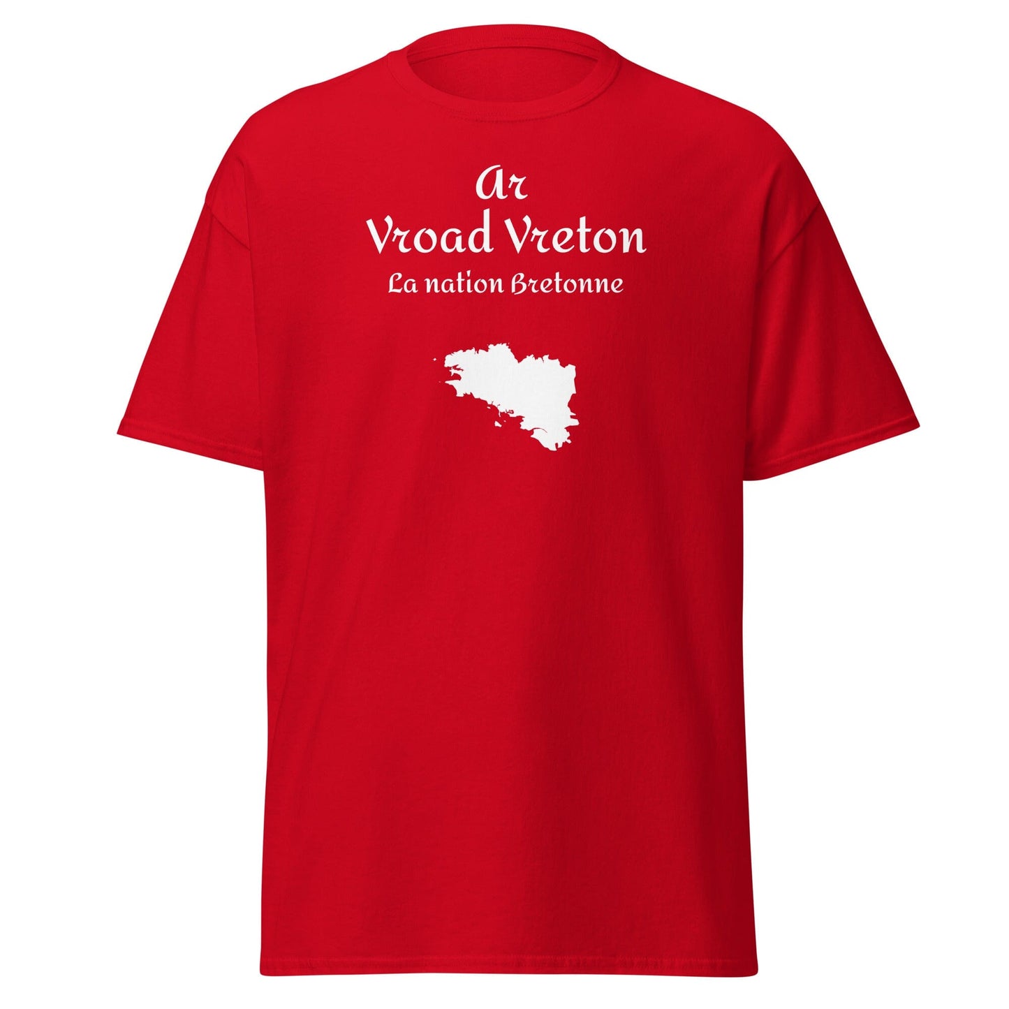 T-shirt homme Ar Vroad Vreton t-shirt Bevet Breizh Rouge S 