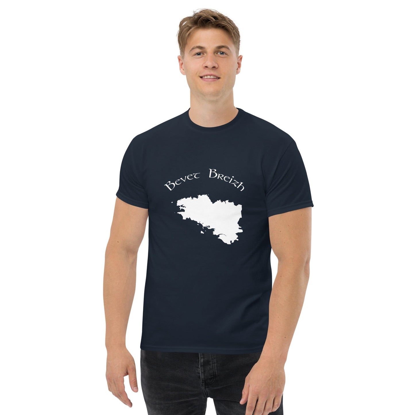 T-shirt homme Bevet Breizh Bevet Breizh Bleu Marine S 